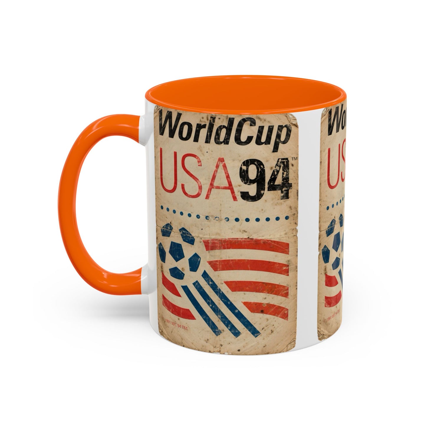 USA 94 World Cup Ball and Stripes Coffee Mug (11, 15oz)