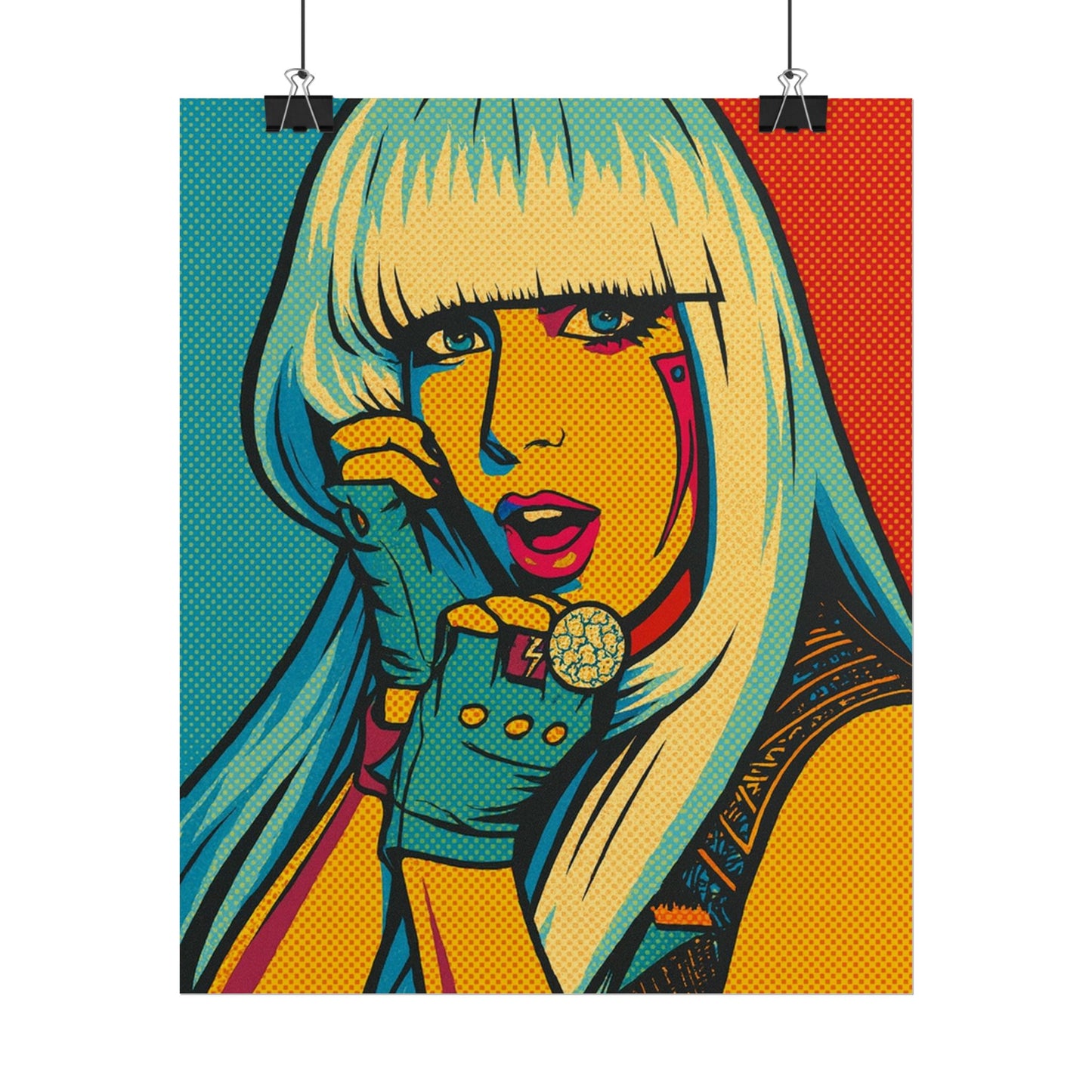 Lady G a g a Pop Art Poster