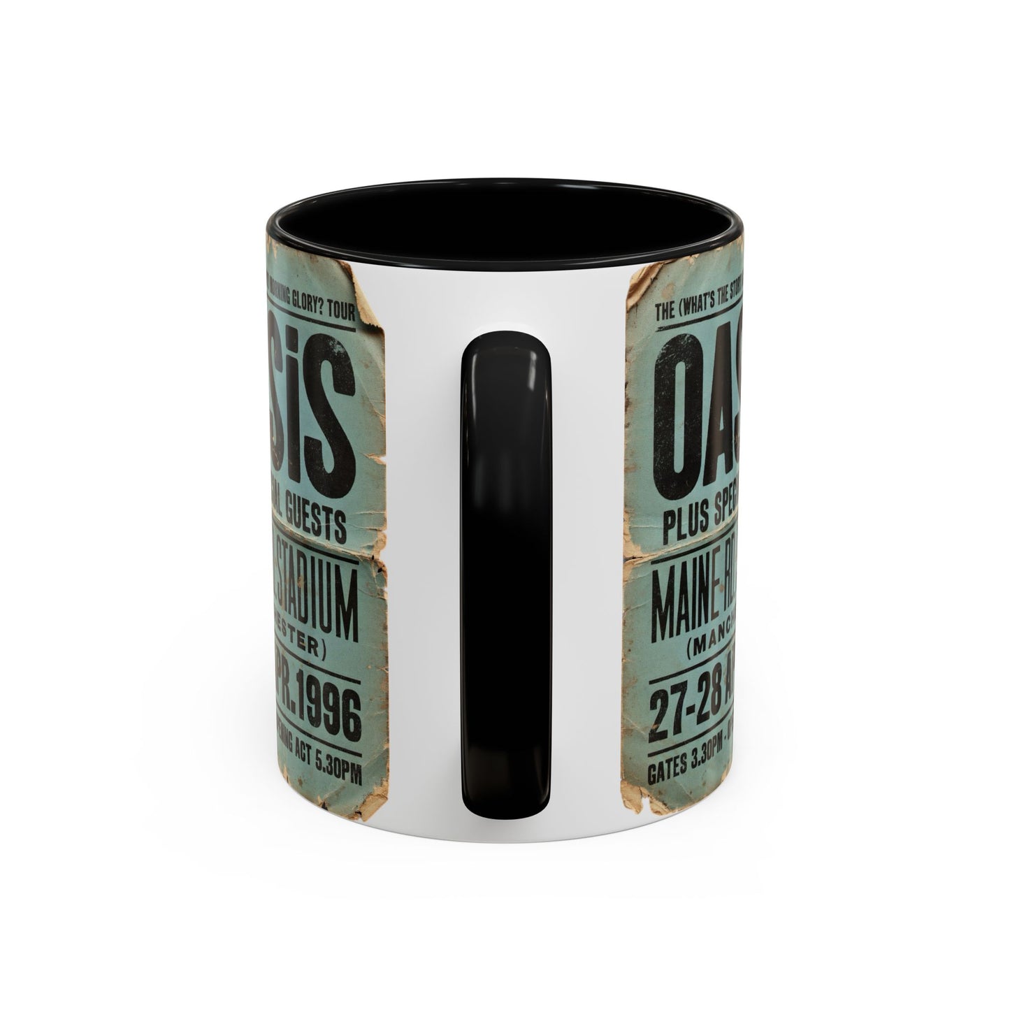 Oasis Maine Road 1996 Poster Coffee Mug (11, 15oz)