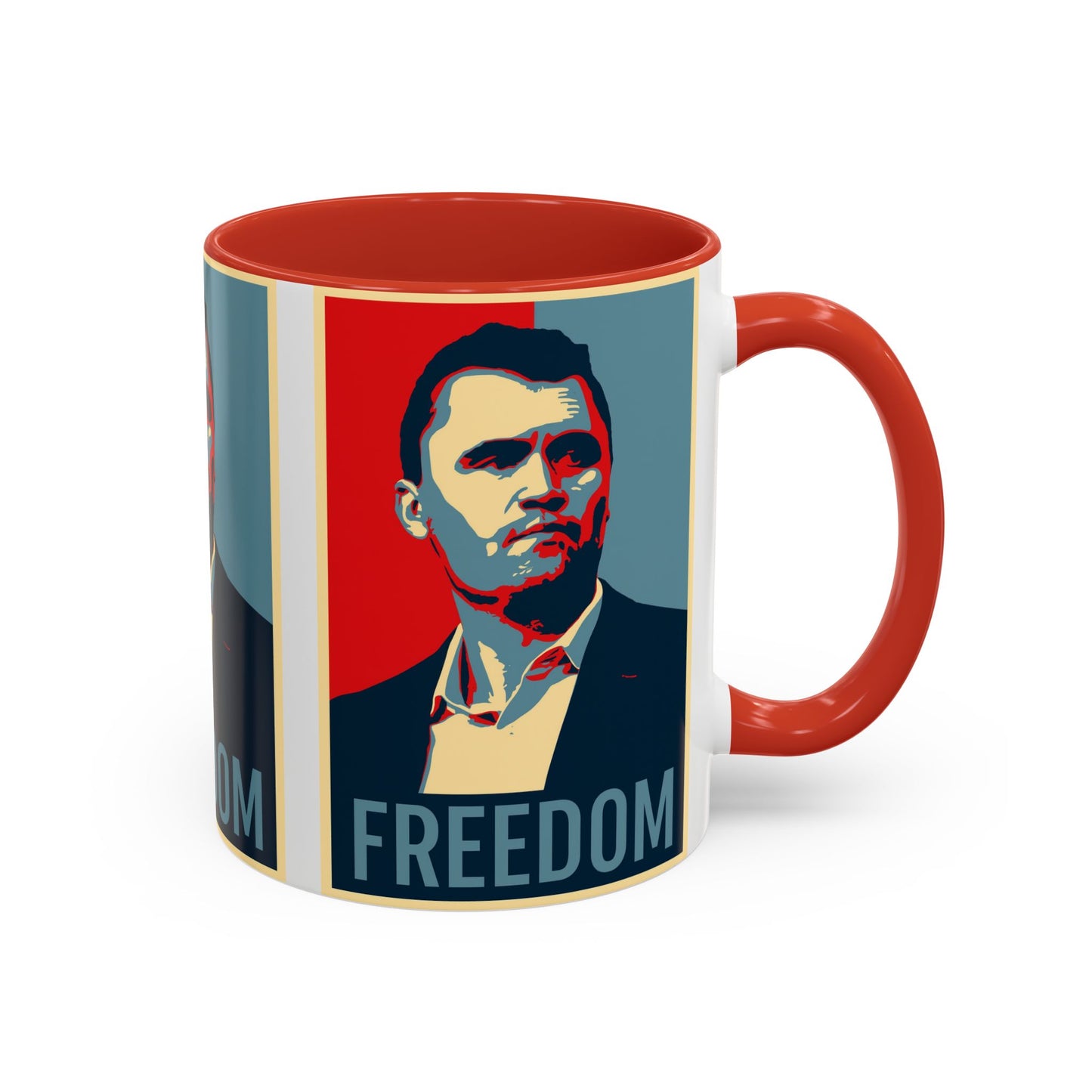 Charlie Kirk Hope Freedom Mug