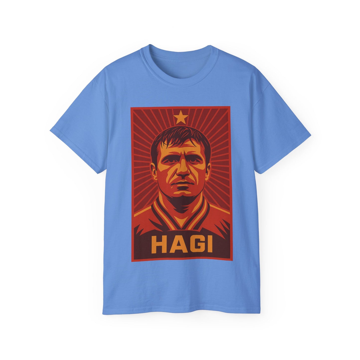 Gheorghe Hagi Propaganda Poster - Romania