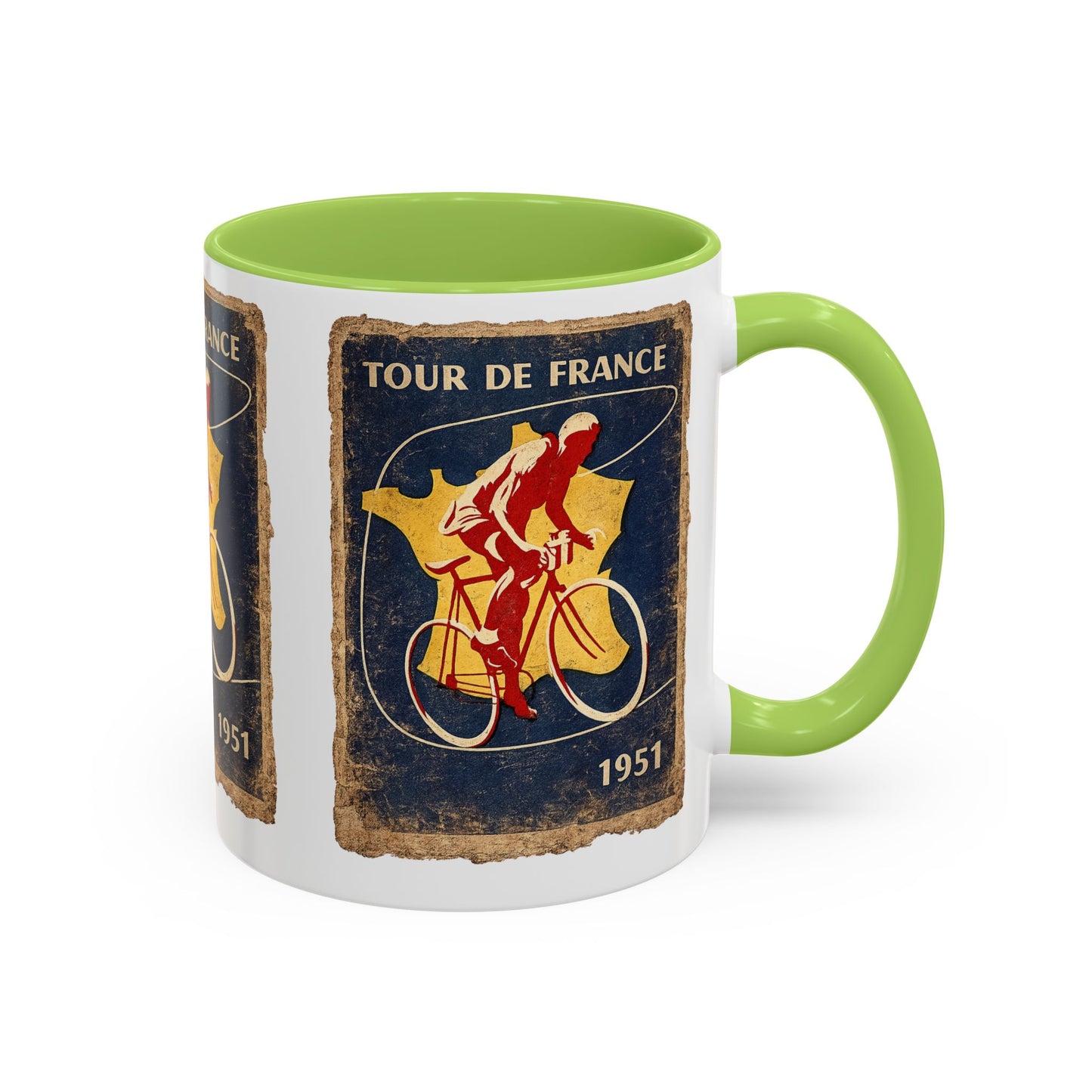 Tour de France 1951 Poster  Coffee Mug (11, 15oz)