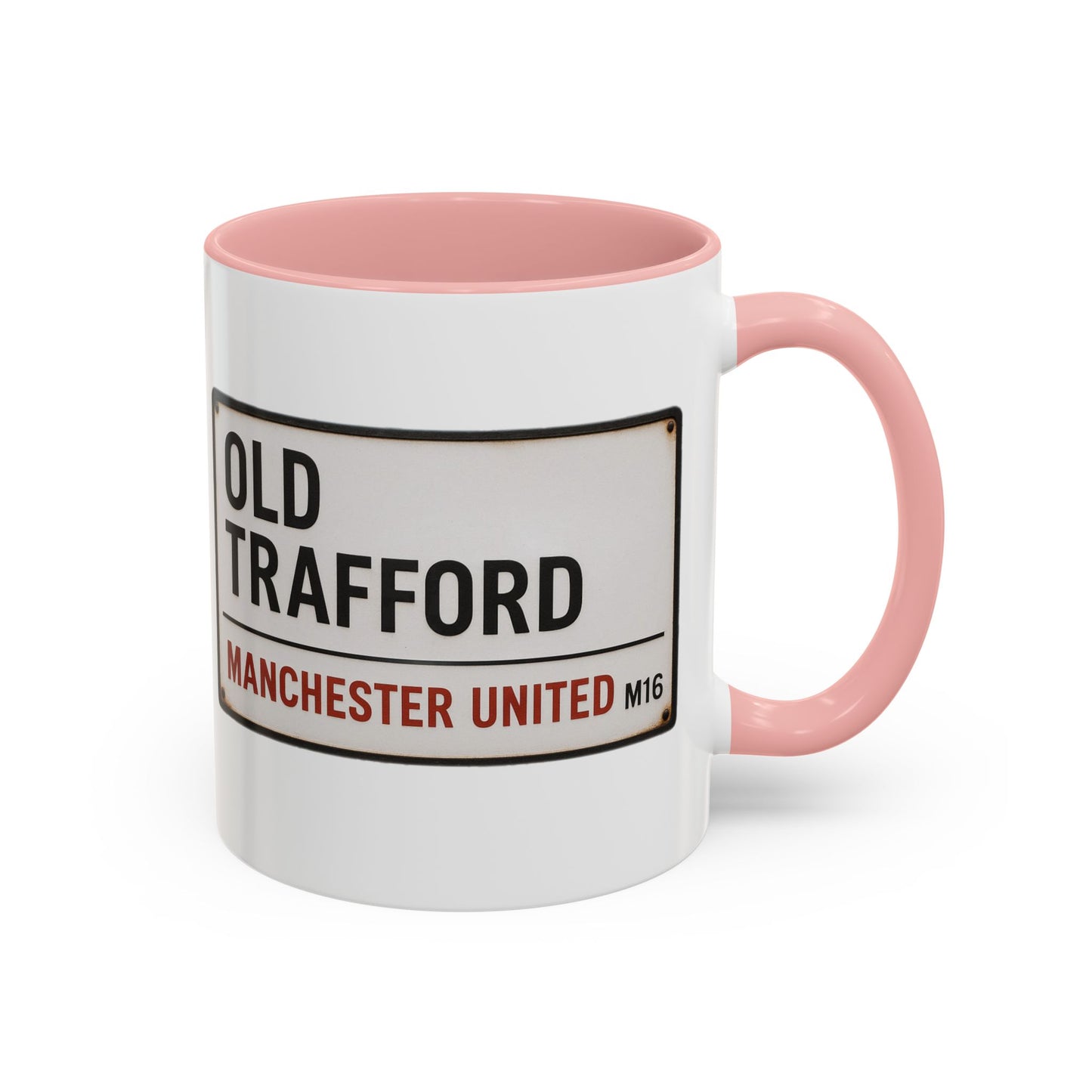 Manchester United Old Trafford Road Sign Mug