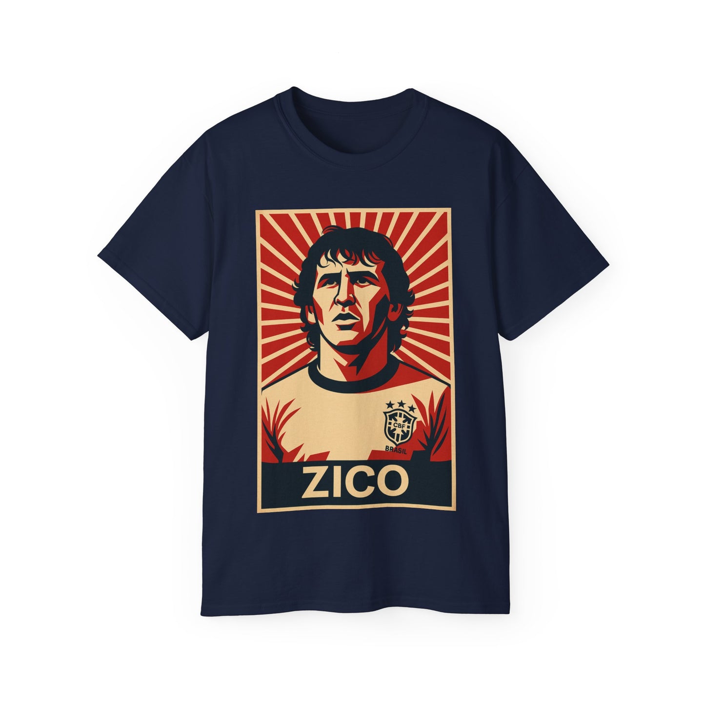 Zico Poster T-Shirt - Brazil