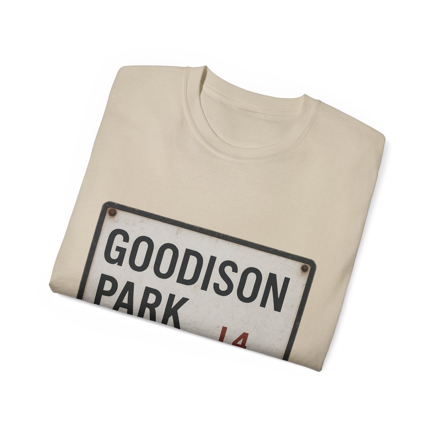 Goodison Park Everton Road Sign T-Shirt