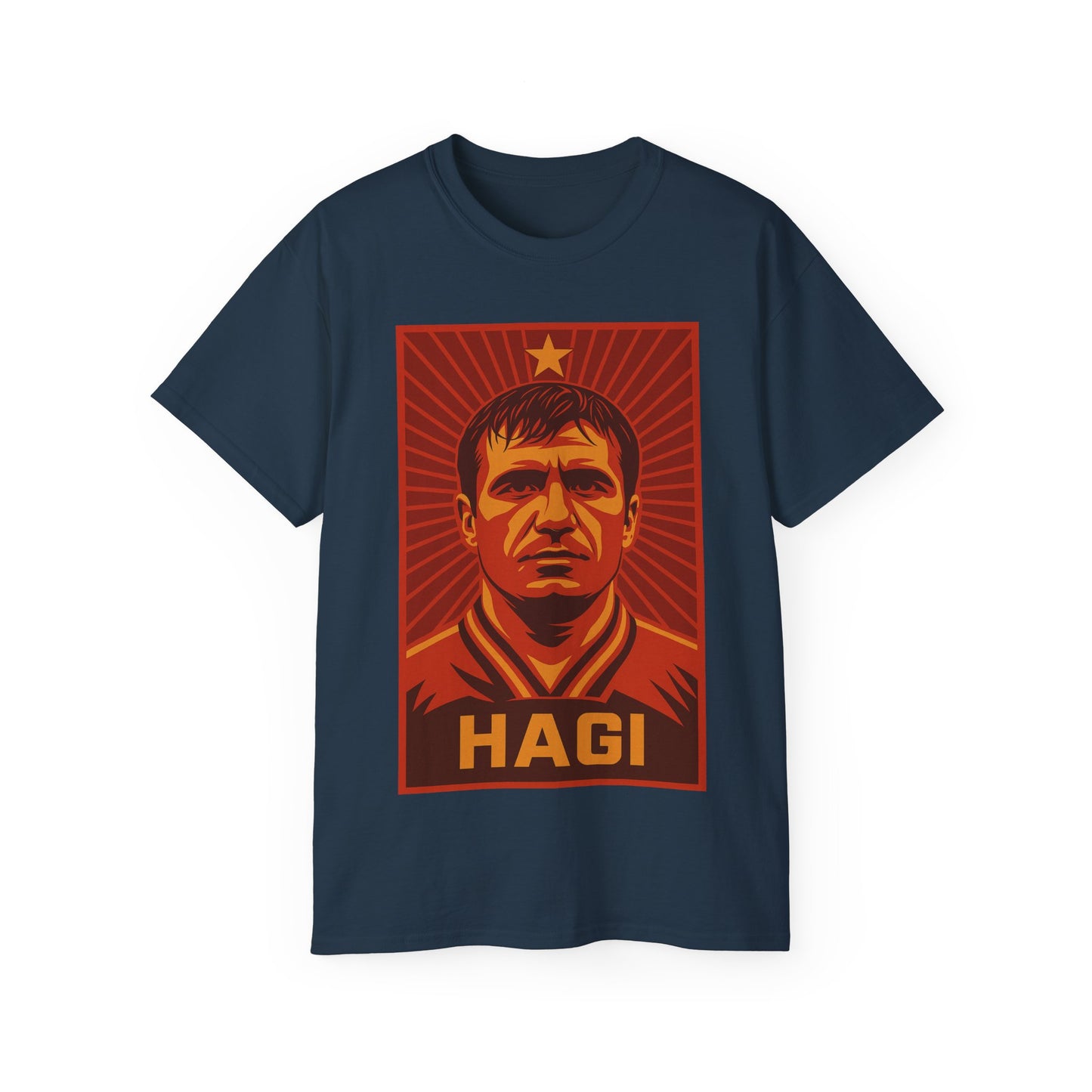 Gheorghe Hagi Propaganda Poster - Romania