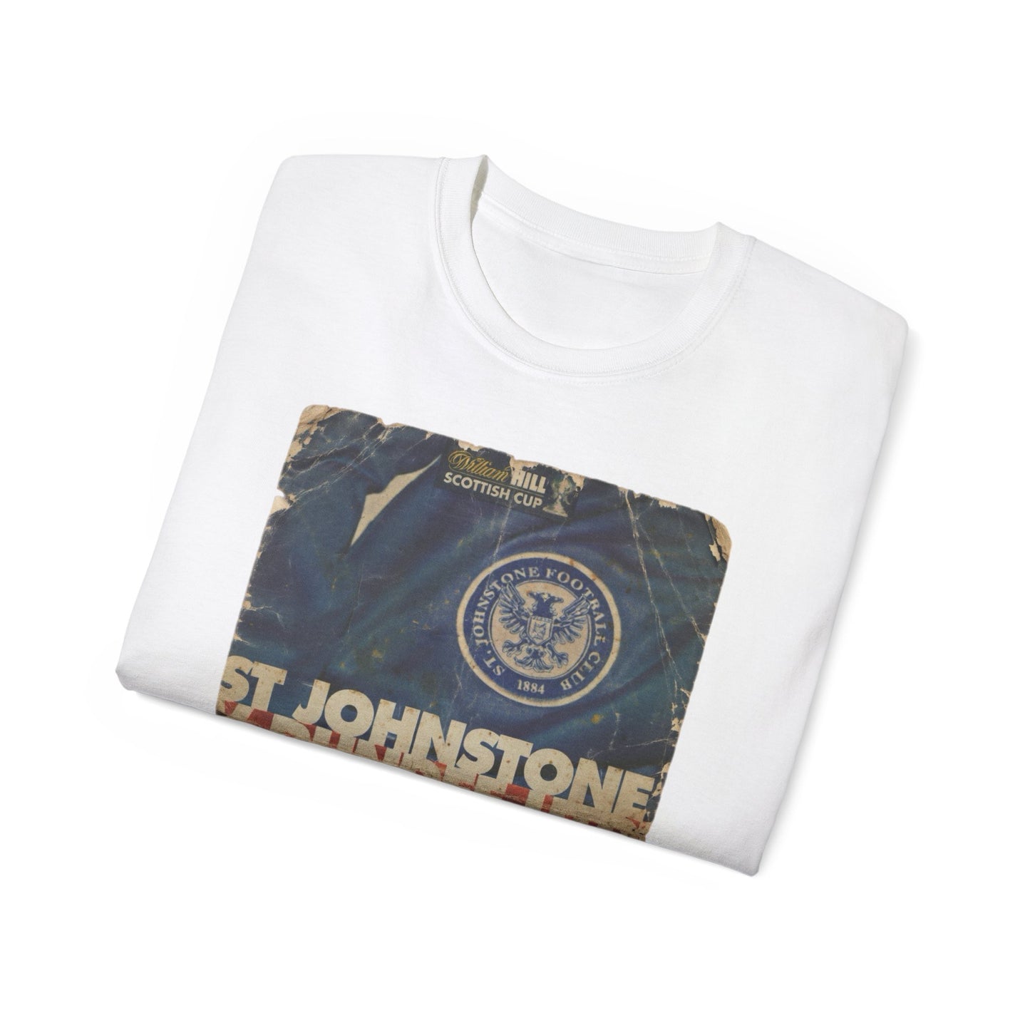2014 Scottish Challenge Cup Final Dundee United St Johnstone Programme Poster Unisex Ultra Cotton Tee
