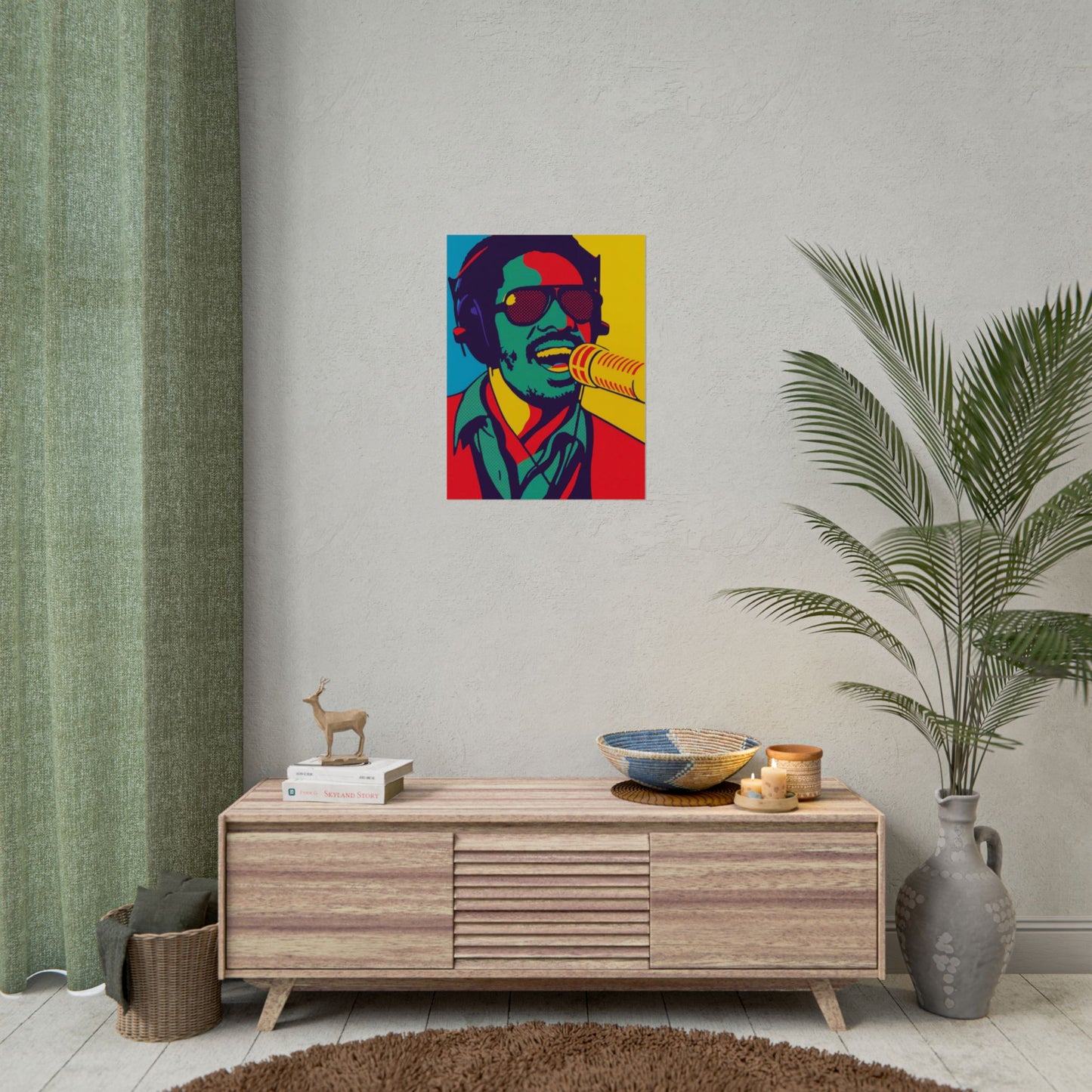 Stevie Wonder Pop Art Poster