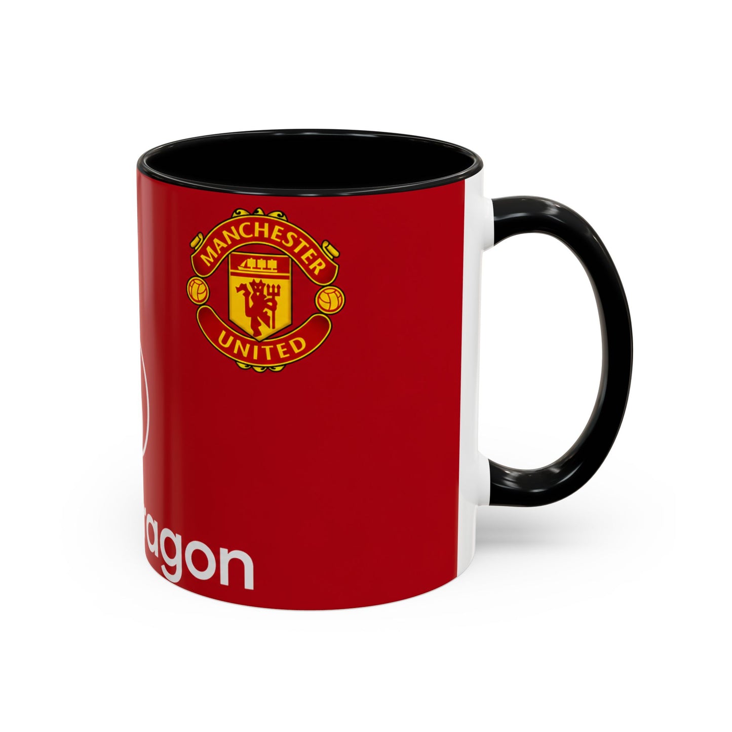 Manchester United Shirt Accent Coffee Mug (11, 15oz)