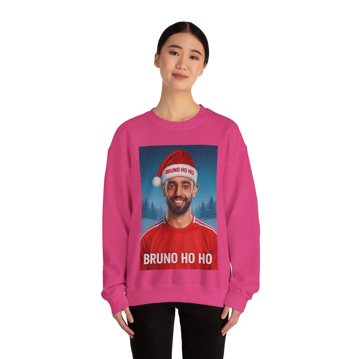 Bruno Ho Ho Ho Bruno Fernandes Manchester United Christmas Jumper