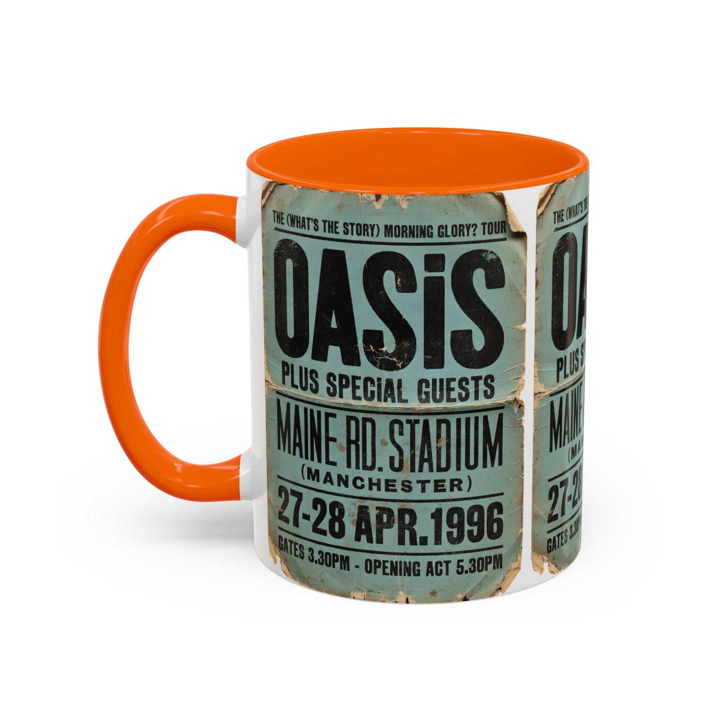 Oasis Maine Road 1996 Poster Coffee Mug (11, 15oz)