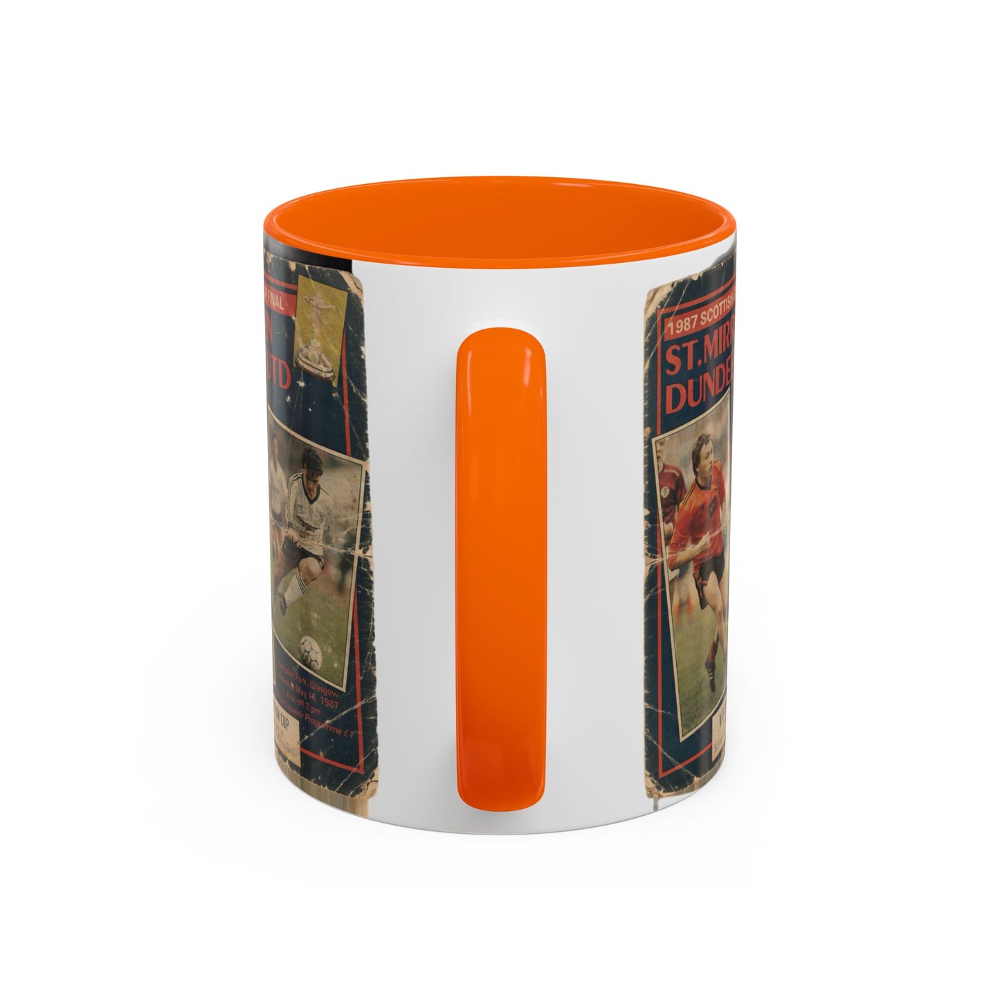 1987 Scottish Cup Final St Mirren Dundee United Programme Poster Accent Coffee Mug (11, 15oz)
