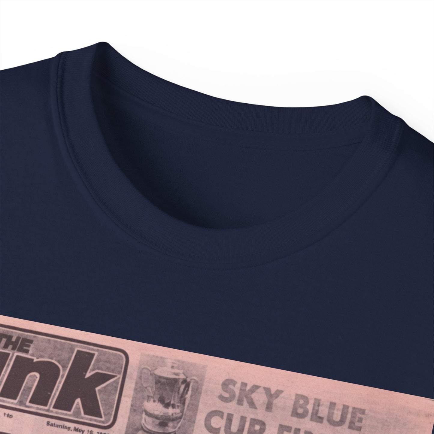 Coventry City Newspaper The Pink FA Cup Final 1987 Unisex Ultra Cotton Tee