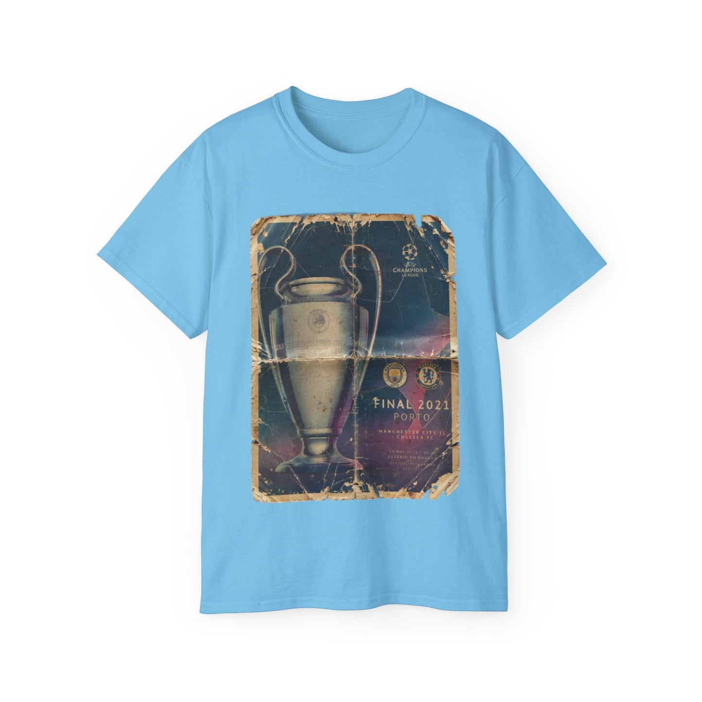 2021 UCL Final Chelsea Manchester City Poster Unisex Ultra Cotton Tee