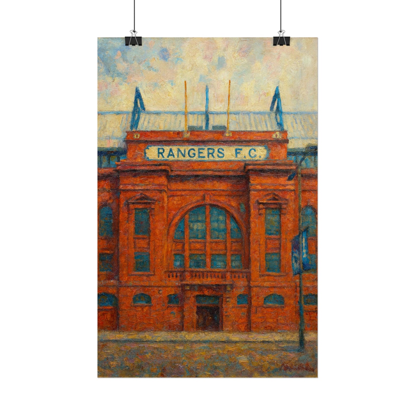 Ibrox Stadium Rangers FC Rolled Posters