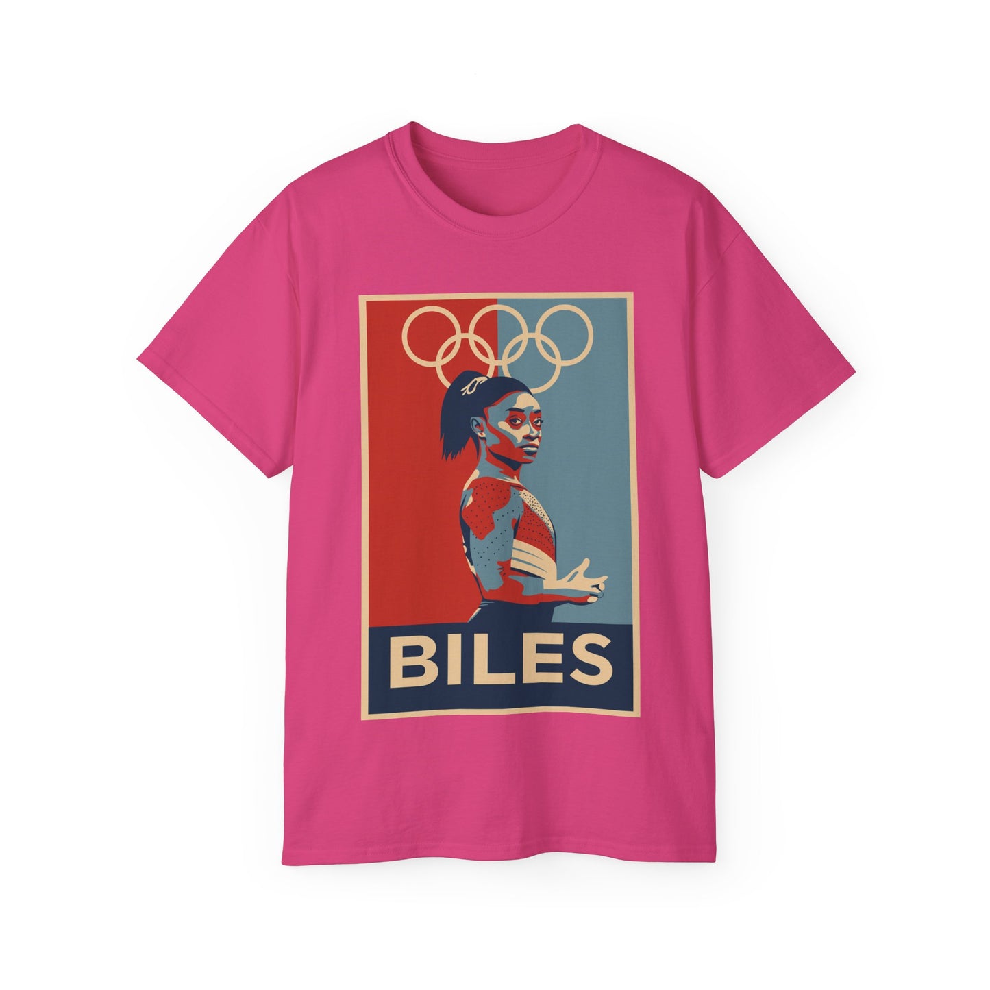 Simone Biles Olympic Rings T-Shirt
