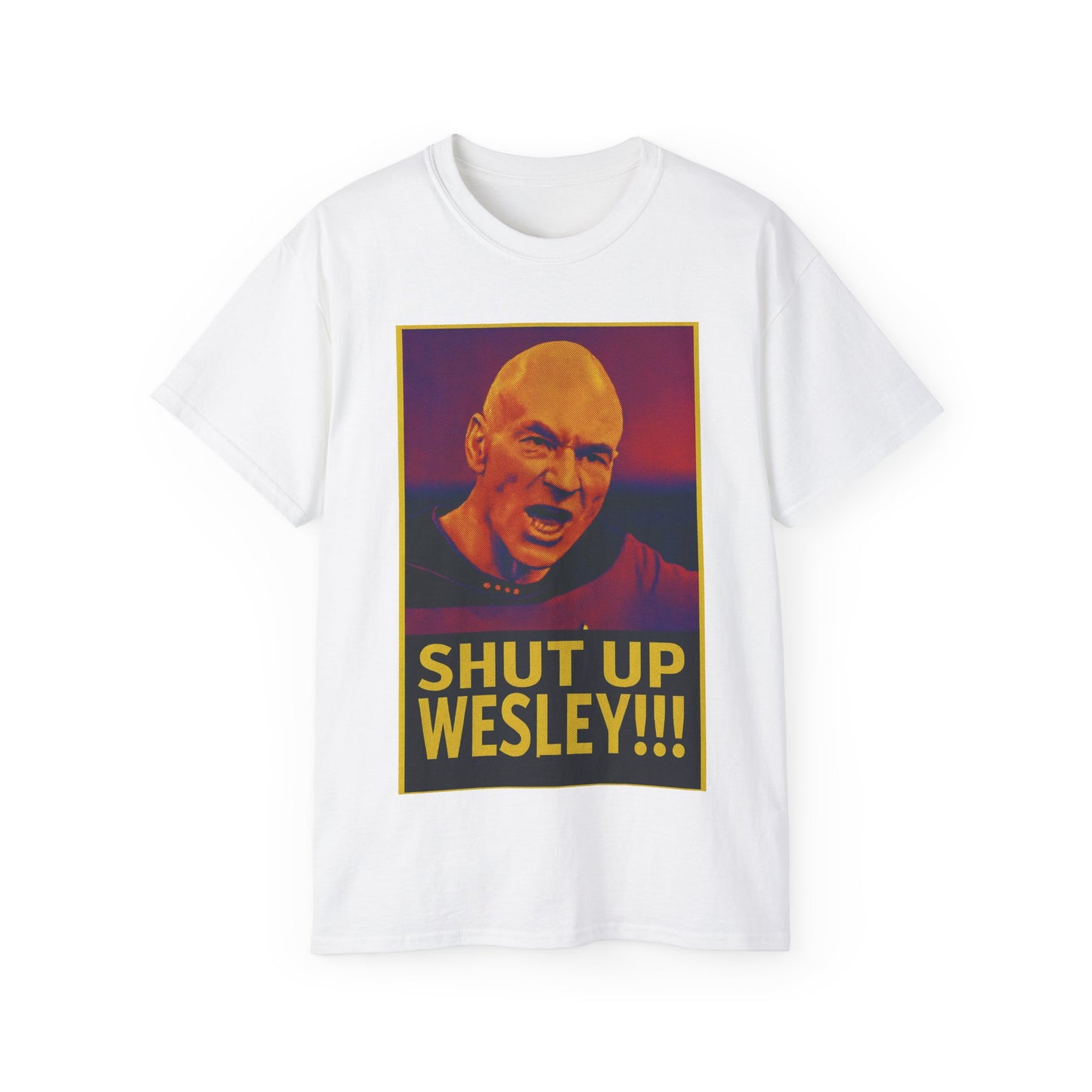 Captain Picard Shut Up Wesley T-Shirt