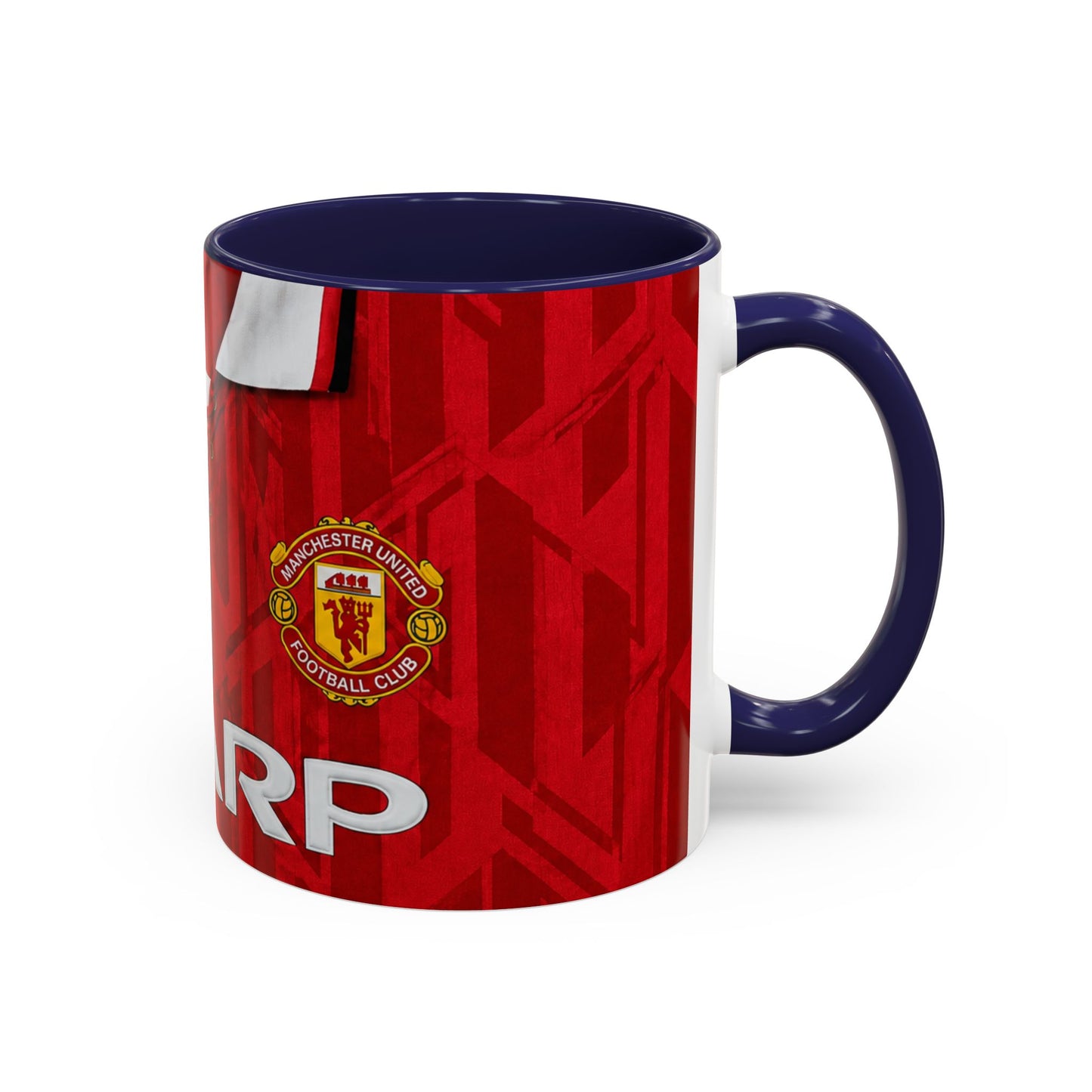 Manchester United 1992 - 94 Shirt Accent Coffee Mug (11, 15oz)
