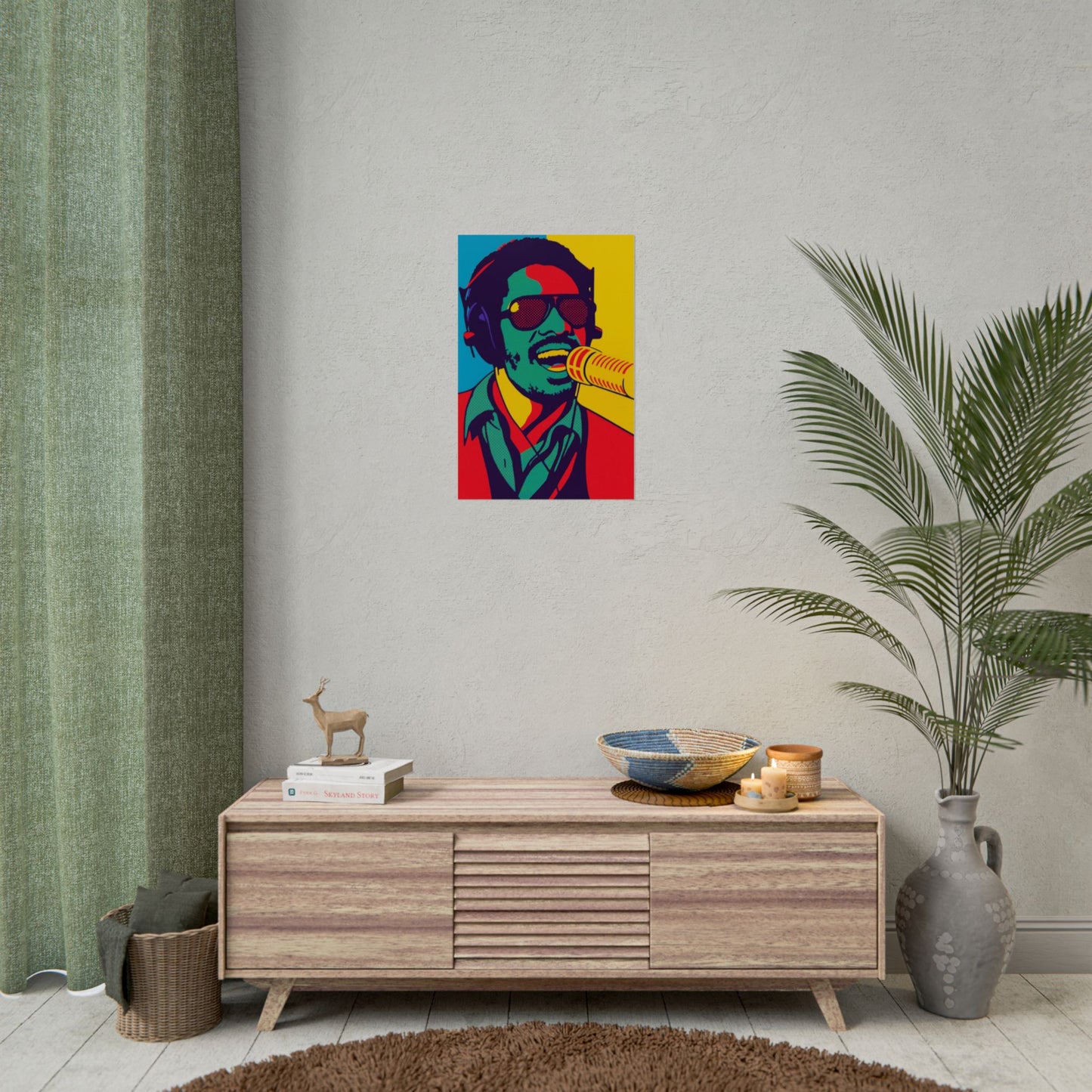 Stevie Wonder Pop Art Poster