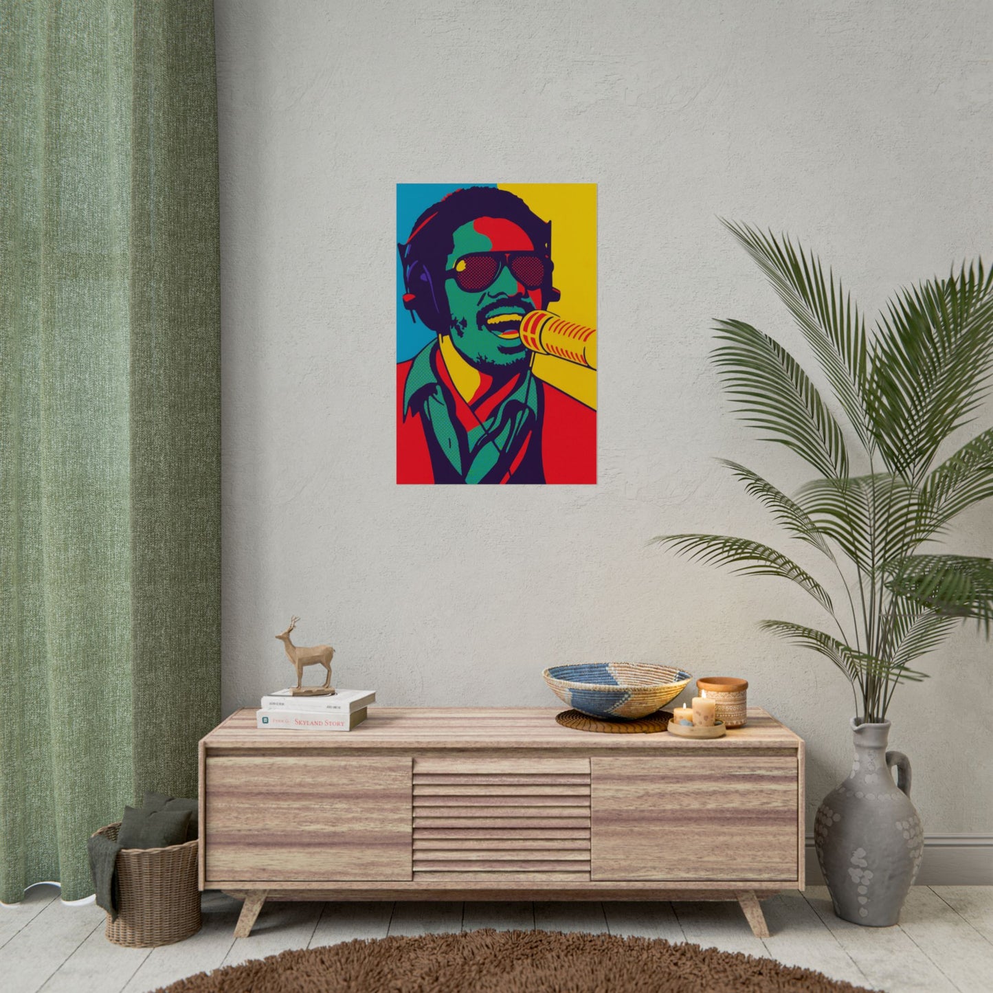 Stevie Wonder Pop Art Poster