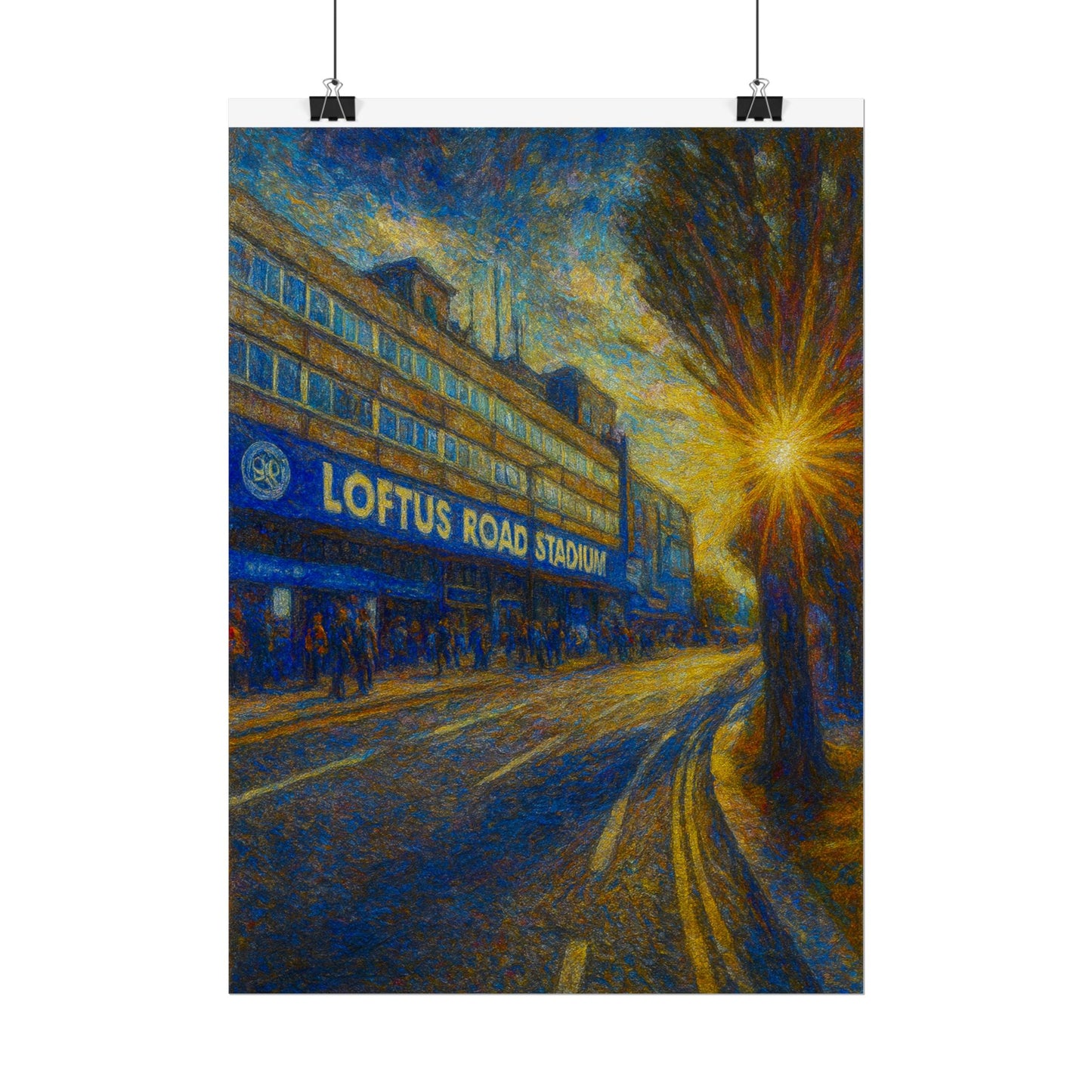 Queens Park Rangers Loftus Road Stadium Rolled Poster
