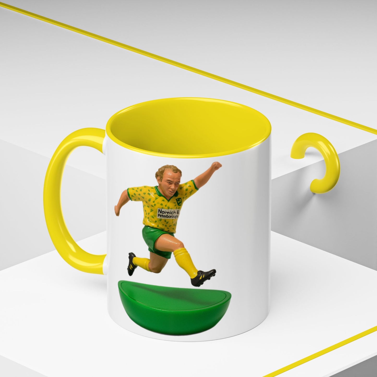 Jeremy Goss Subbuteo Mug - Norwich City