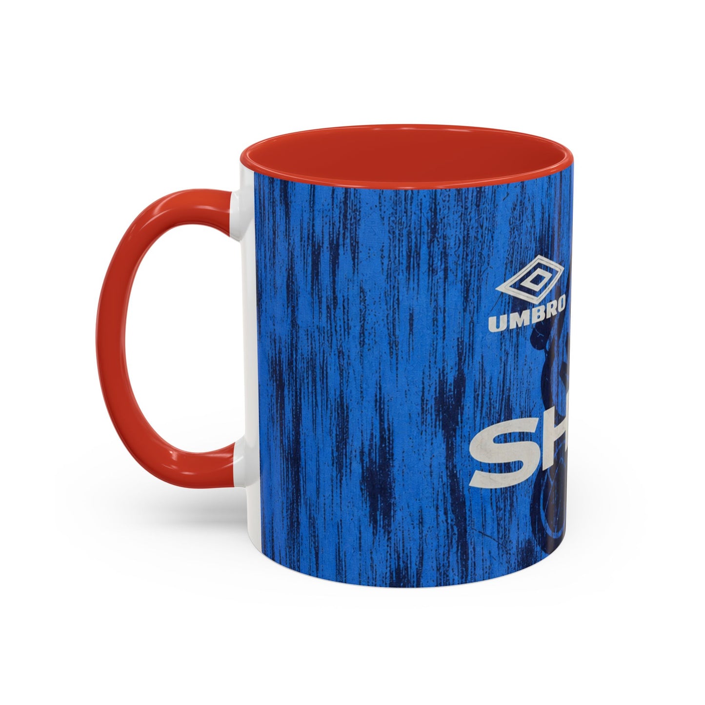 Manchester United 1992-93 Away Shirt Accent Coffee Mug (11, 15oz)