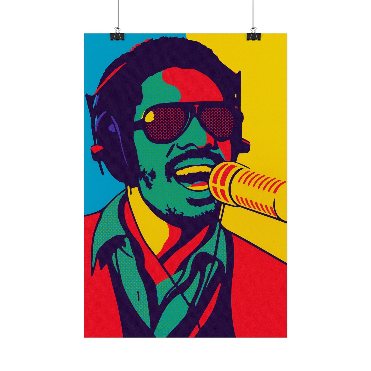 Stevie Wonder Pop Art Poster