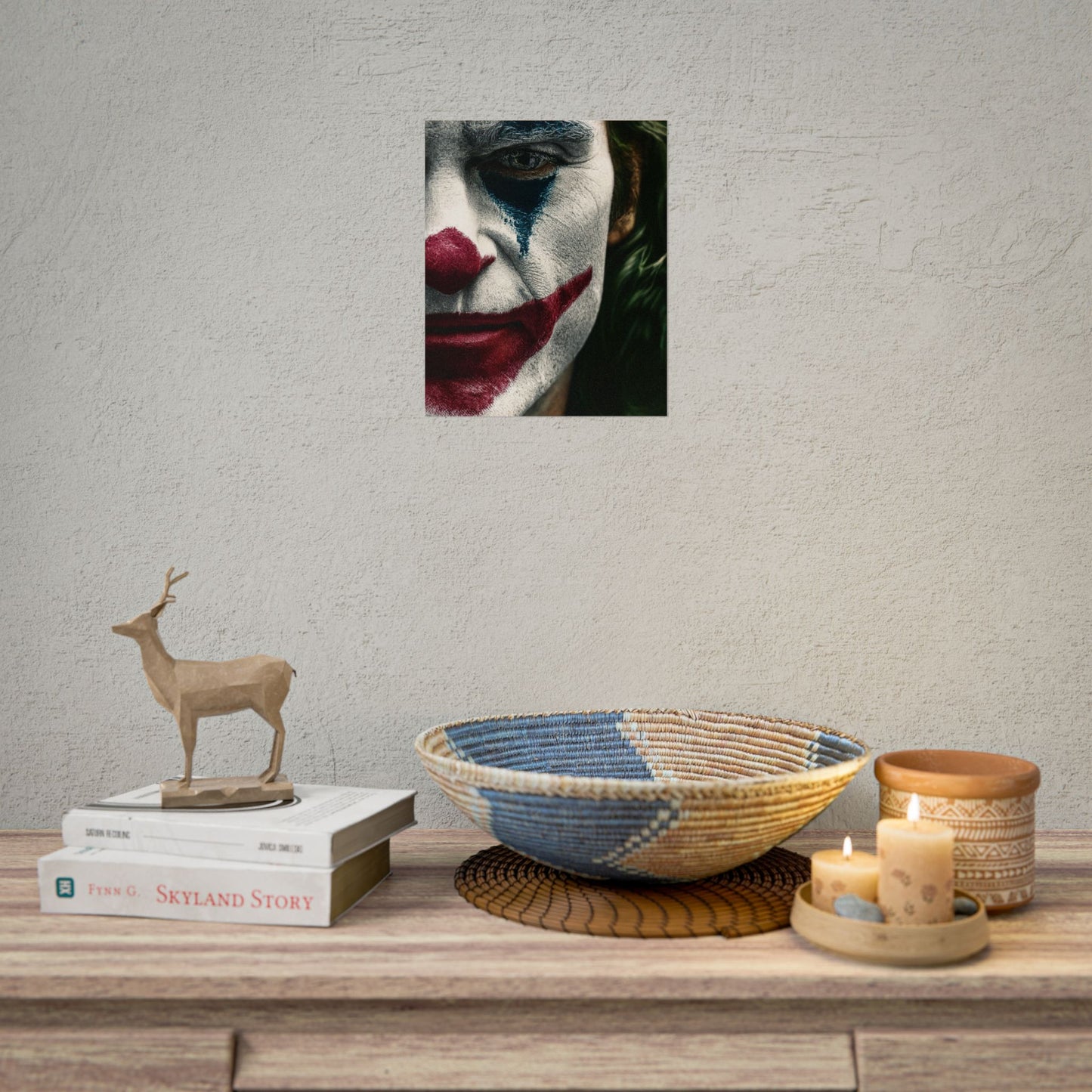 Joker Half Face Poster