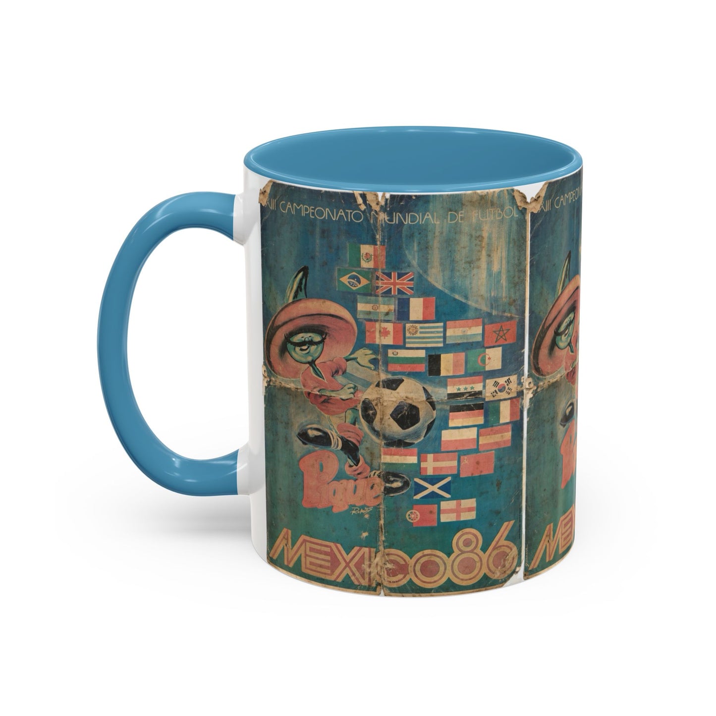 Mexico 86 Poster Pique Kick Coffee Mug (11, 15oz)