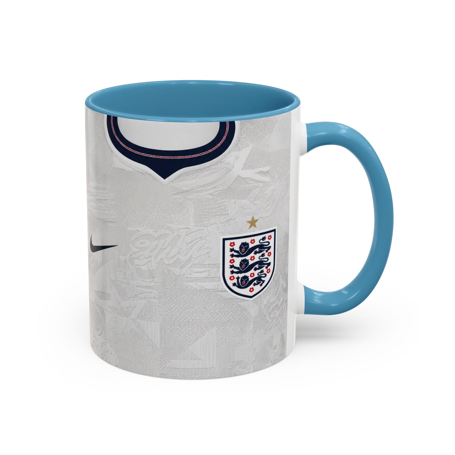 England 2026 World Cup Shirt Accent Coffee Mug (11, 15oz)