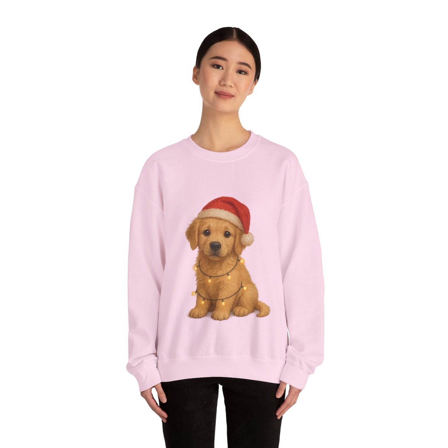 Golden Retriever Puppy Christmas Jumper