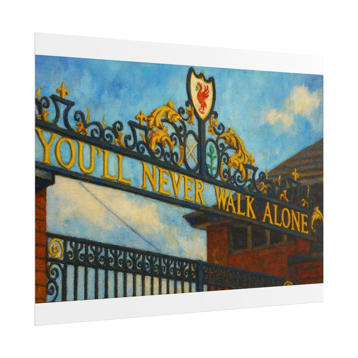 Liverpool FC Shankly Gates Art Poster