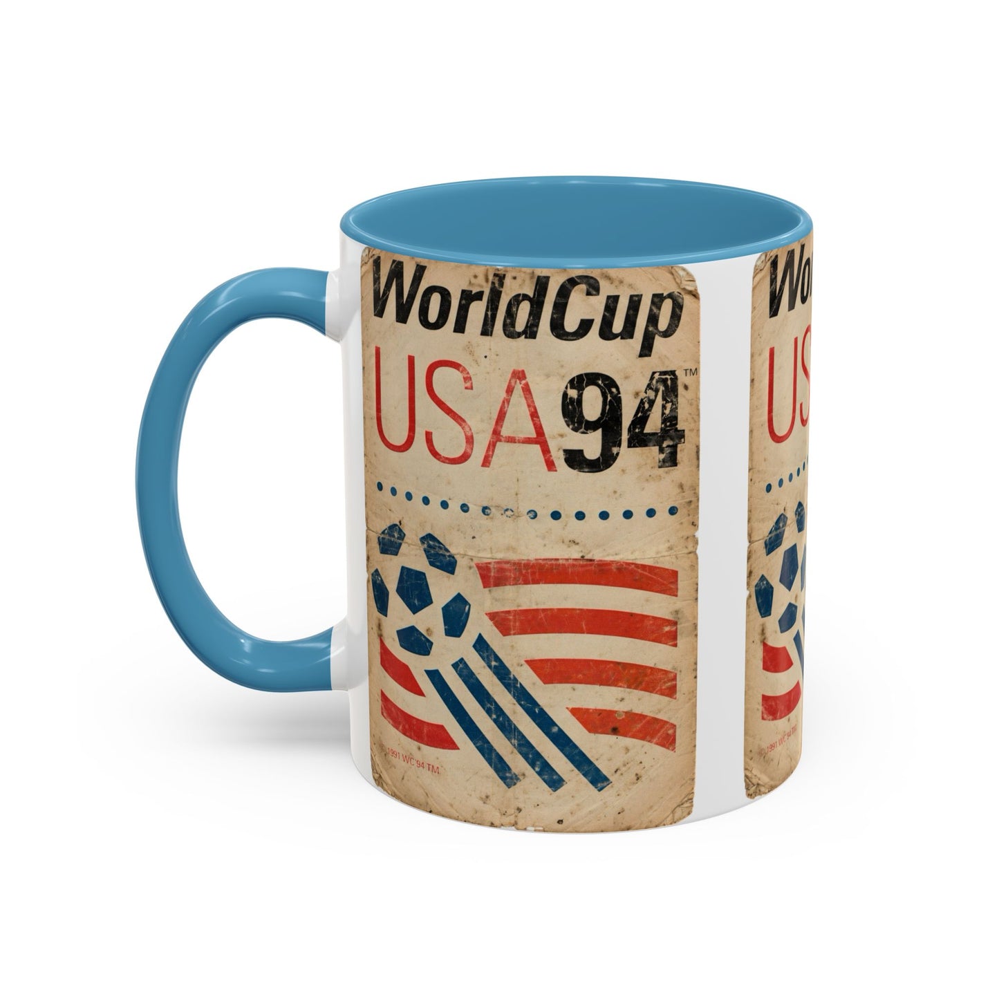 USA 94 World Cup Ball and Stripes Coffee Mug (11, 15oz)