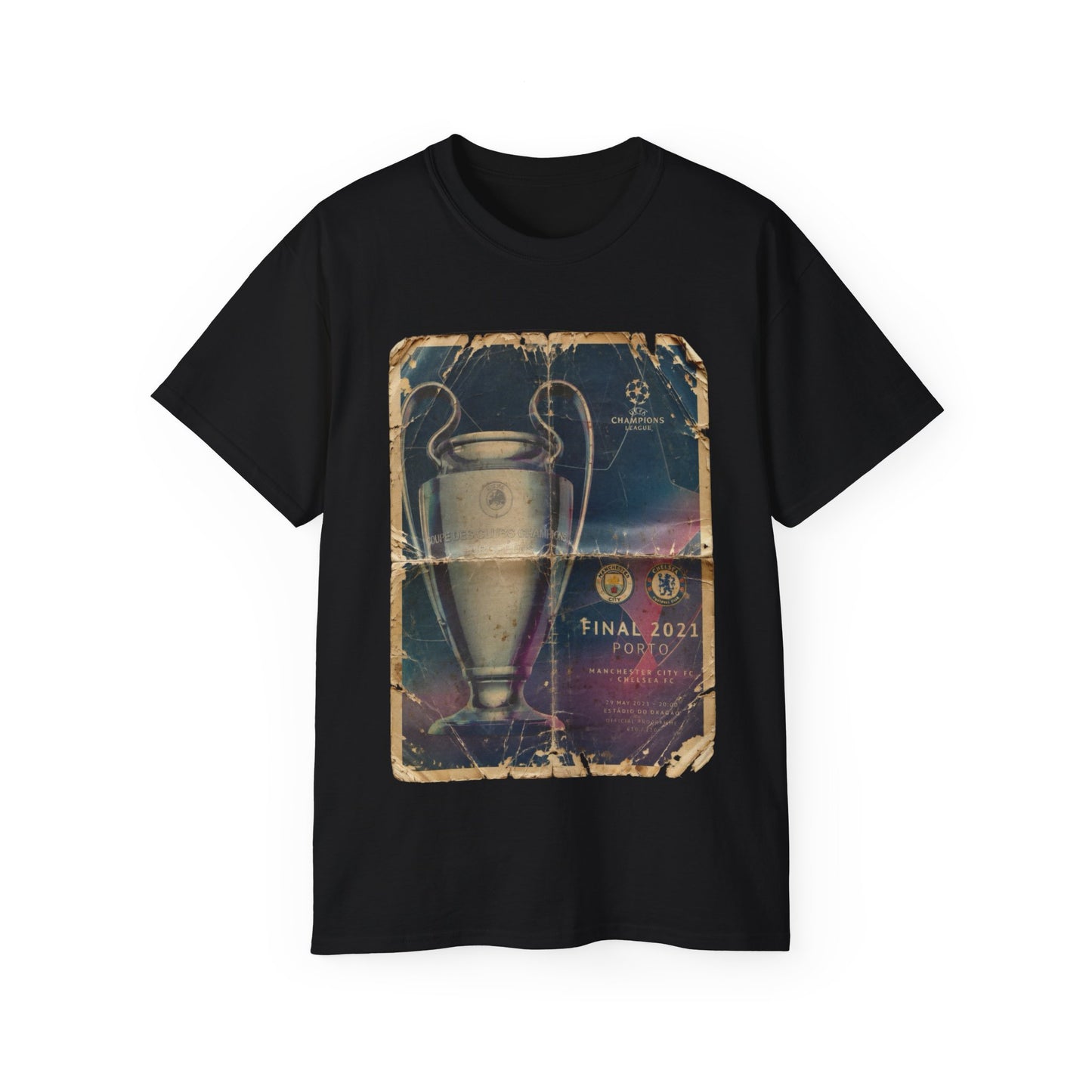 2021 UCL Final Chelsea Manchester City Poster Unisex Ultra Cotton Tee