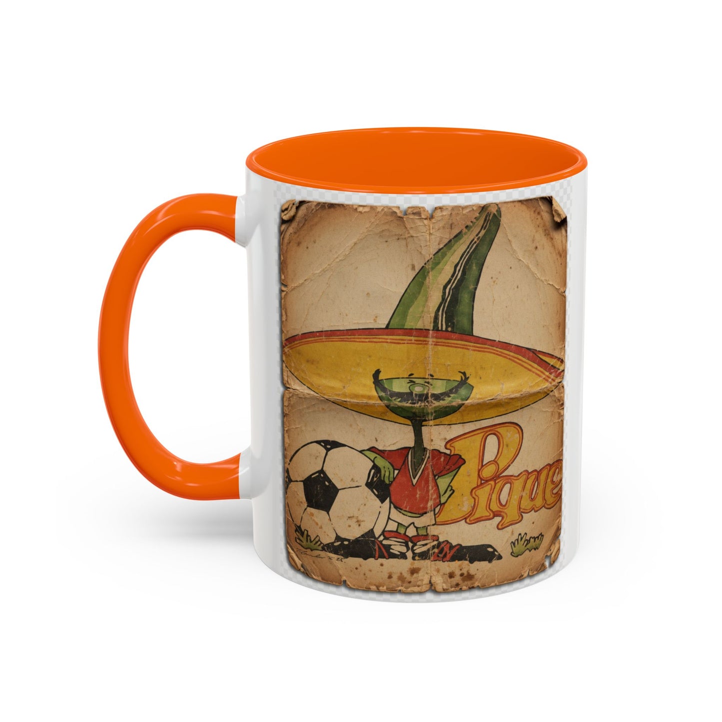 Mexico 86 Mascot Poster Pique Coffee Mug (11, 15oz)