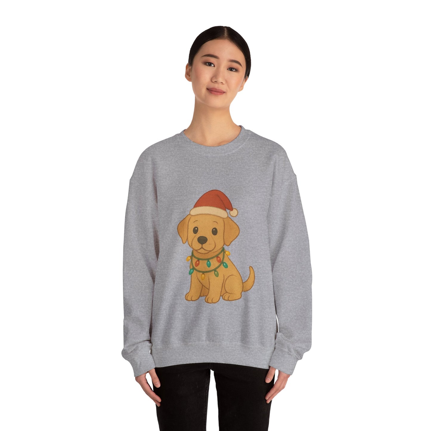 Cute Christmas Labrador Puppy Sweatshirt
