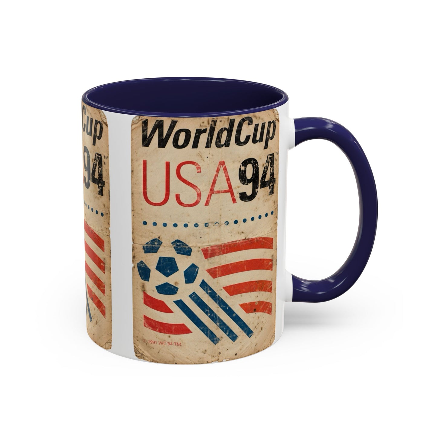 USA 94 World Cup Ball and Stripes Coffee Mug (11, 15oz)