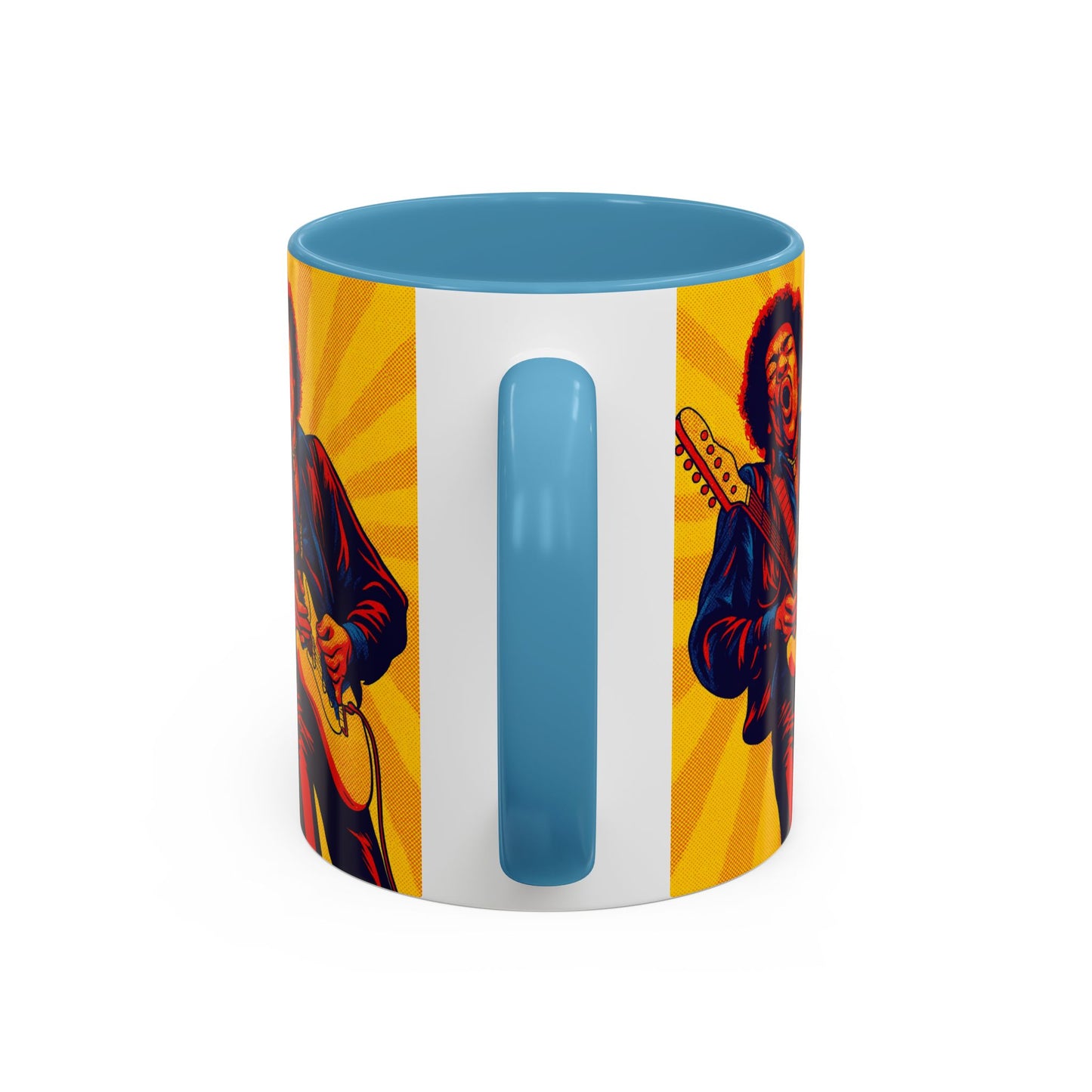 Jimi Hendrix Guitar Pop Art Mug