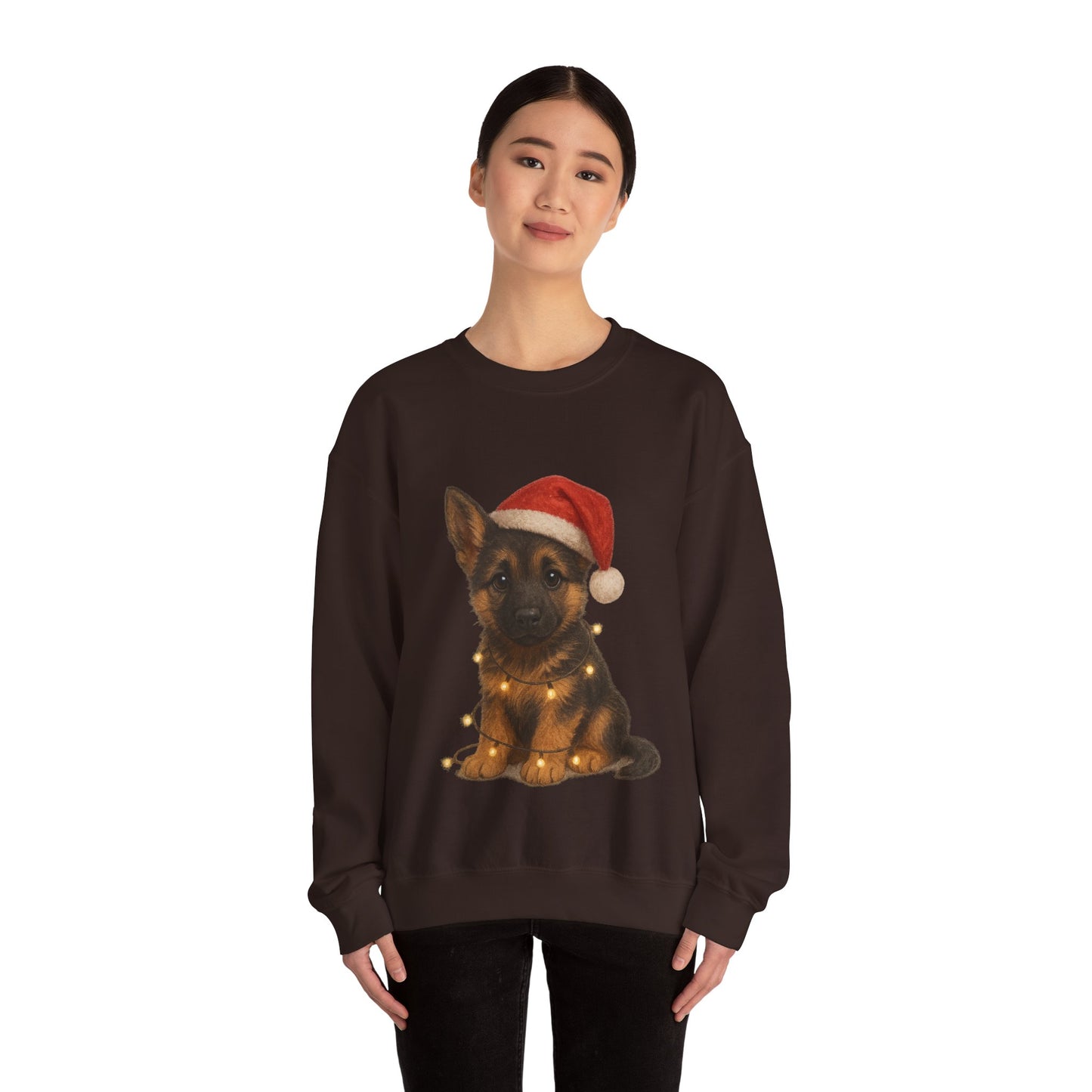 Christmas German Shepherd Puppy Sweatshirt