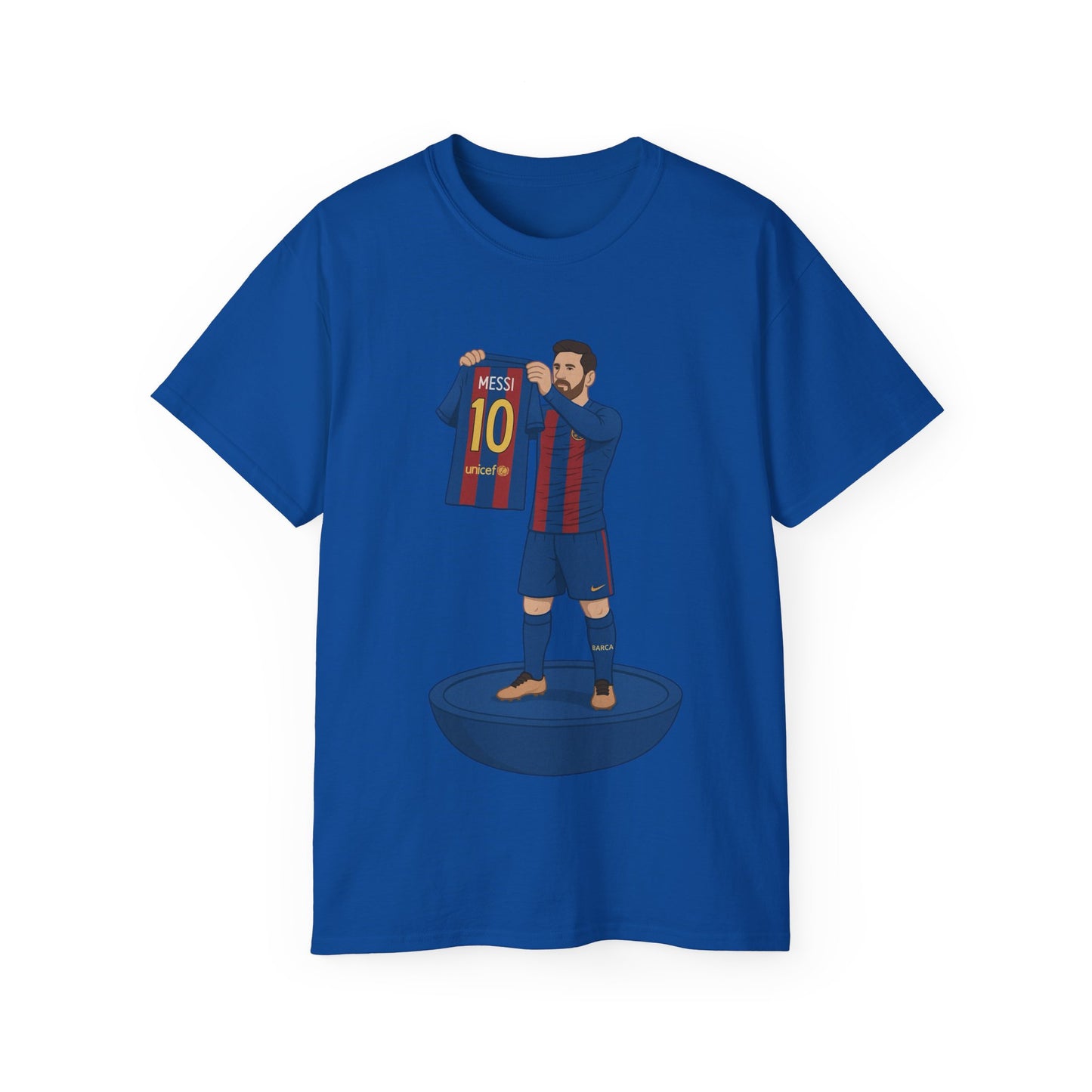 Lionel Messi Cartoon Subbuteo T-Shirt - Barcelona