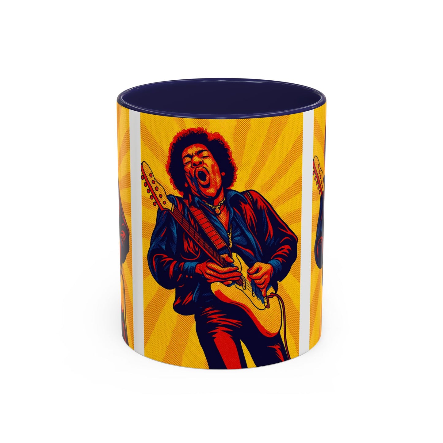 Jimi Hendrix Guitar Pop Art Mug