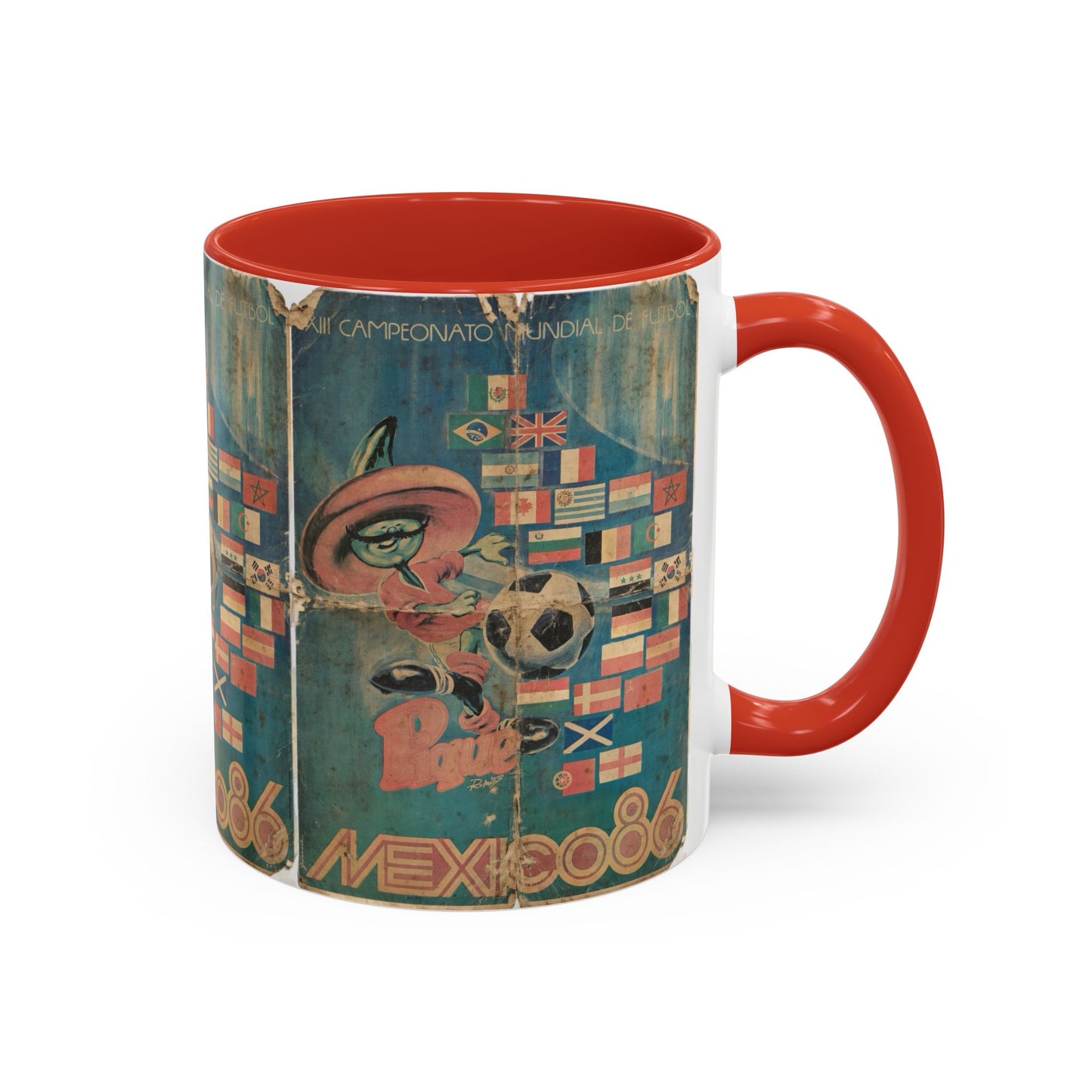 Mexico 86 Poster Pique Kick Coffee Mug (11, 15oz)