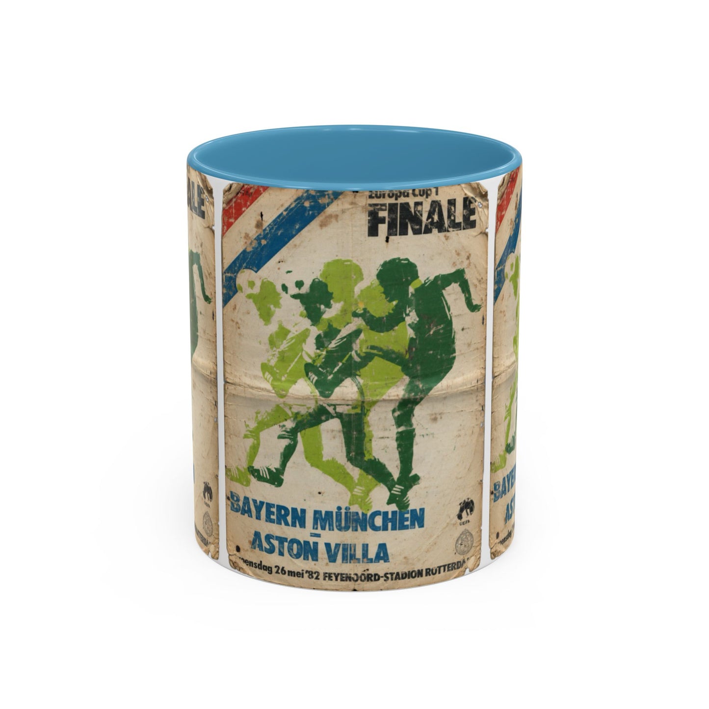 1982 European Cup Final Aston Villa Bayern Munich Poster Coffee Mug (11, 15oz)
