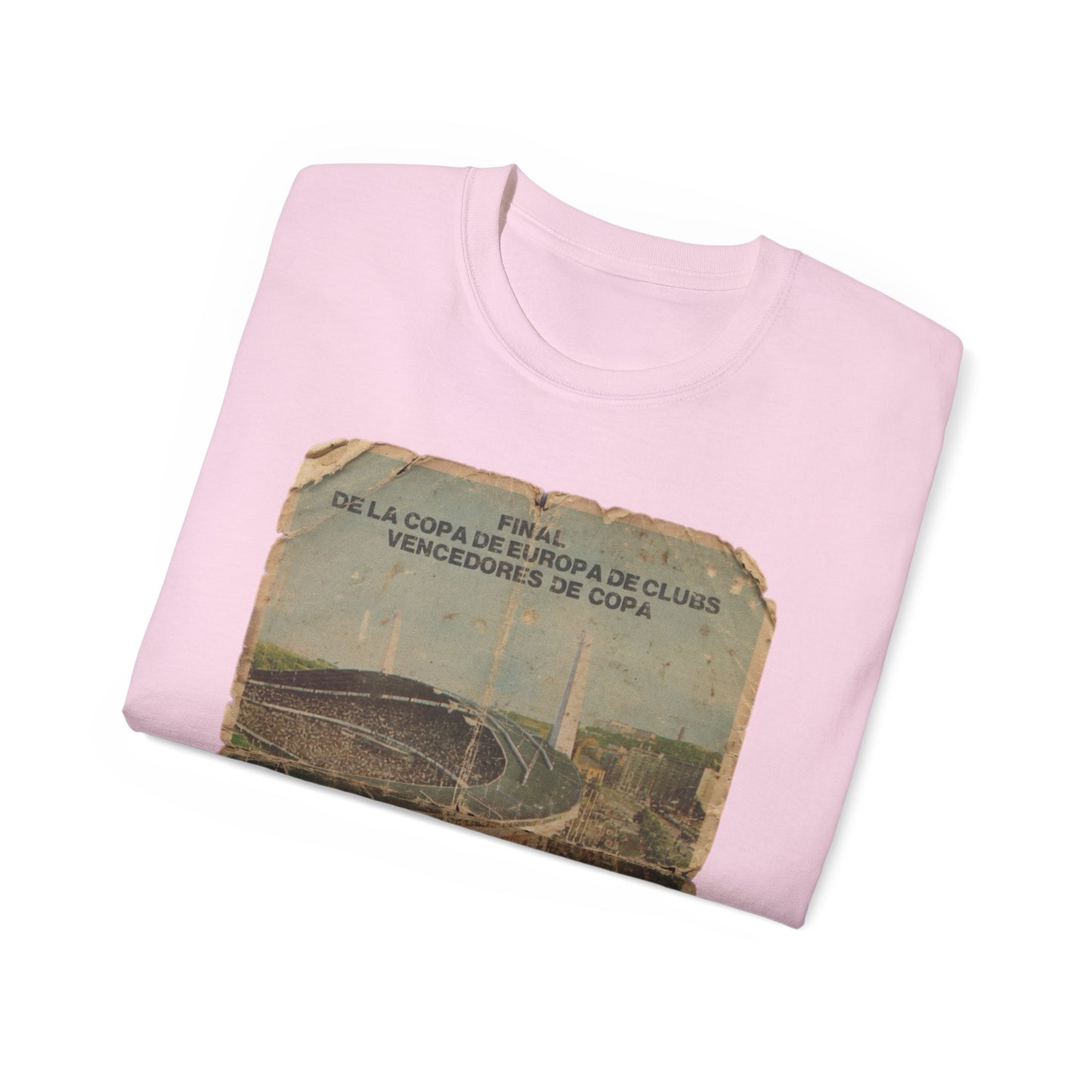 1983 European Cup Winners Cup Final Aberdeen Real Madrid Poster Unisex Ultra Cotton Tee