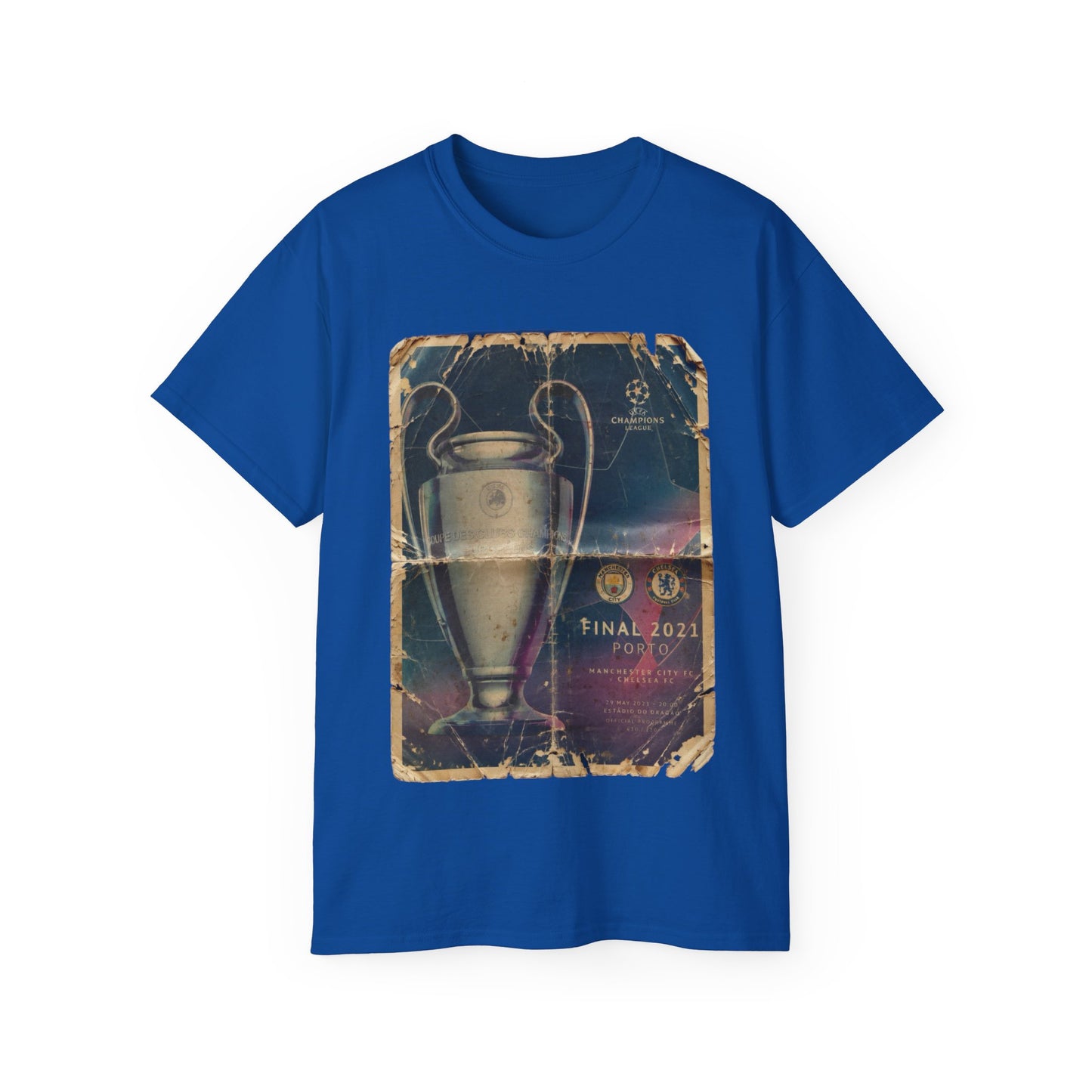 2021 UCL Final Chelsea Manchester City Poster Unisex Ultra Cotton Tee