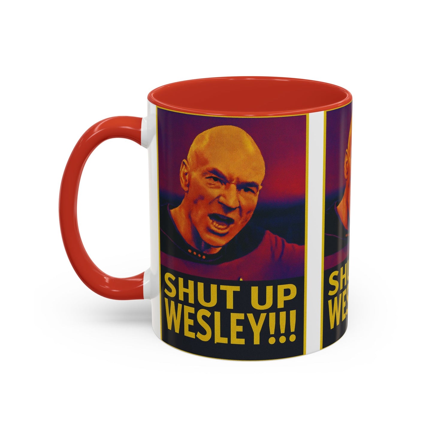 Captain Picard Shut Up Wesley! Mug