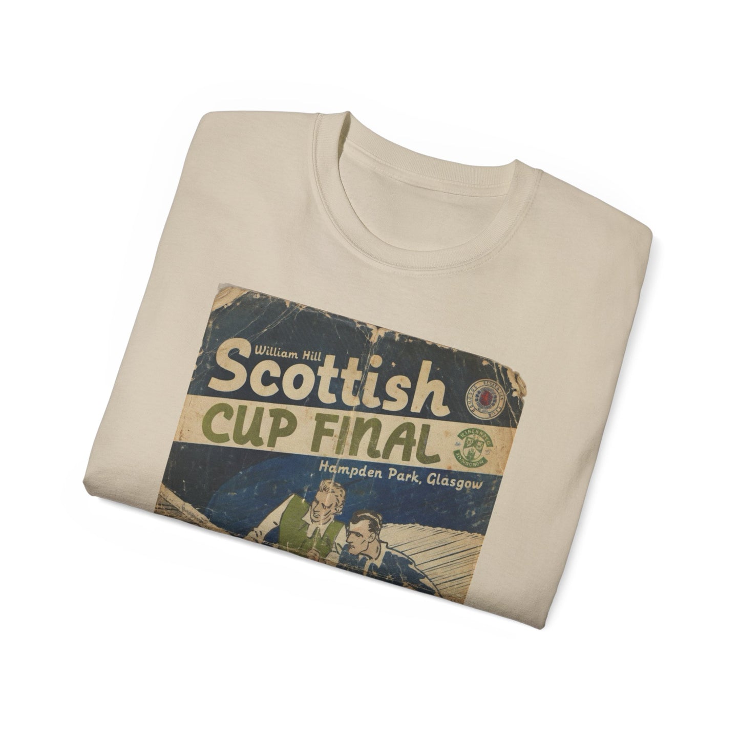 2016 Scottish Challenge Cup Final Hibernian Rangers Programme Poster Unisex Ultra Cotton Tee