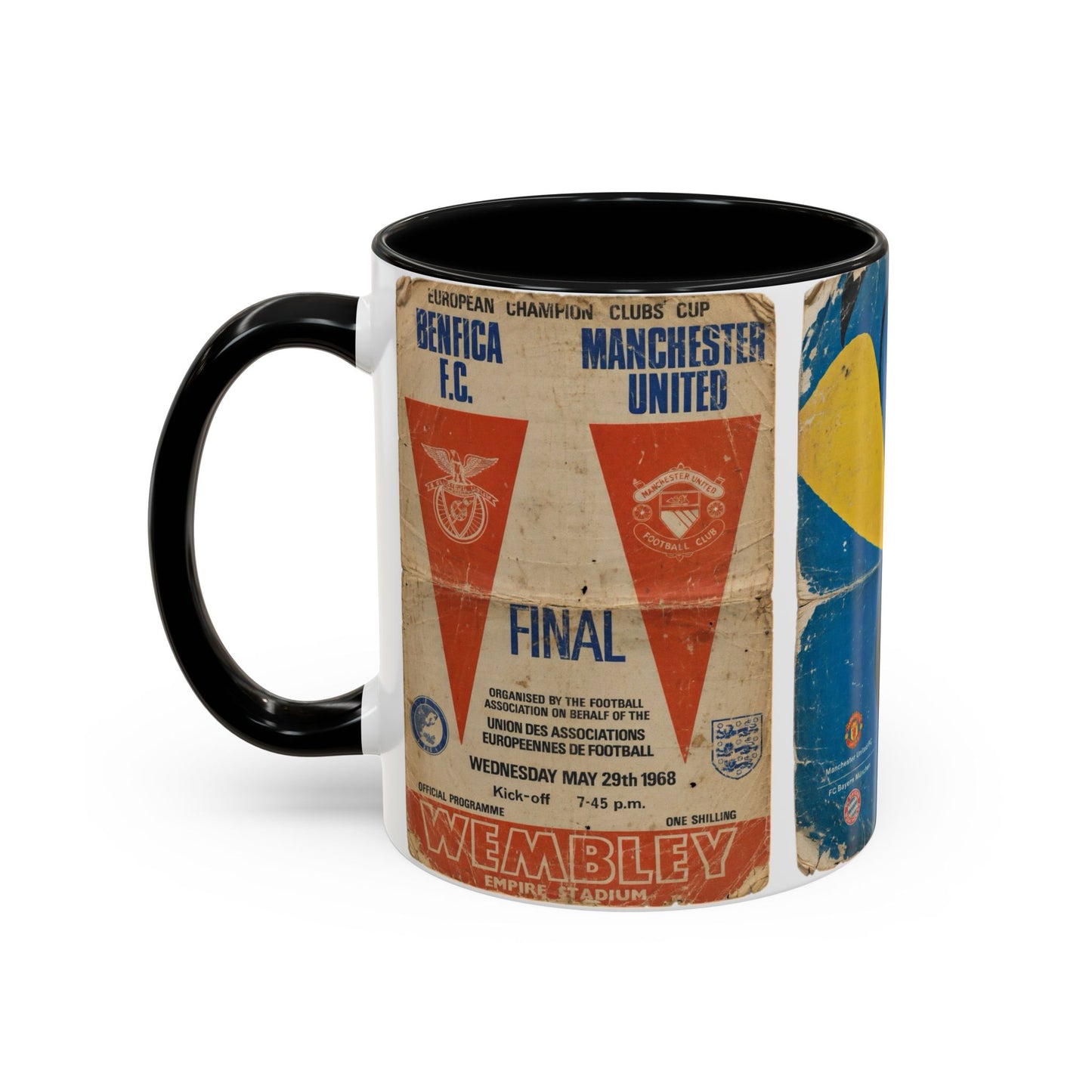 Manchester United European Cup Champions League Poster Coffee Mug (11, 15oz)