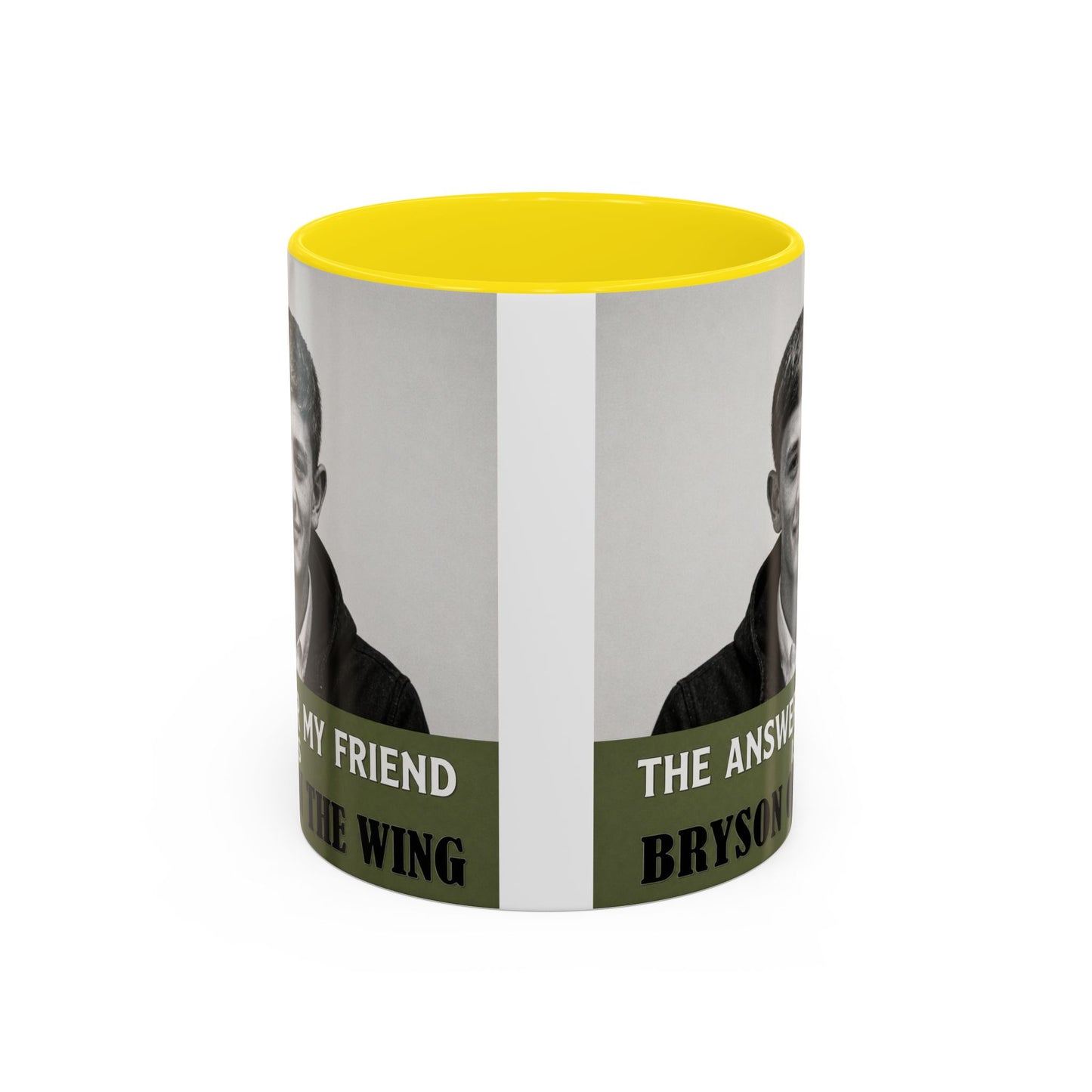 Bryson Appleton The Answer My Friend - Prestwich Heys Accent Coffee Mug (11, 15oz)